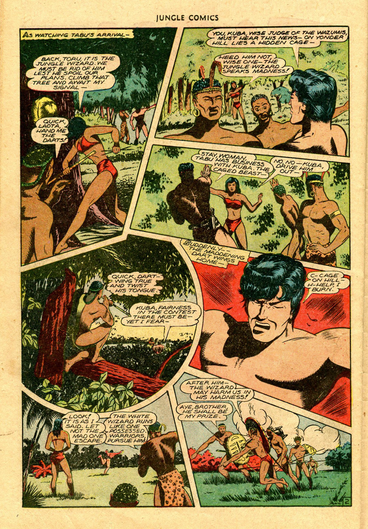 Read online Jungle Comics comic -  Issue #75 - 38