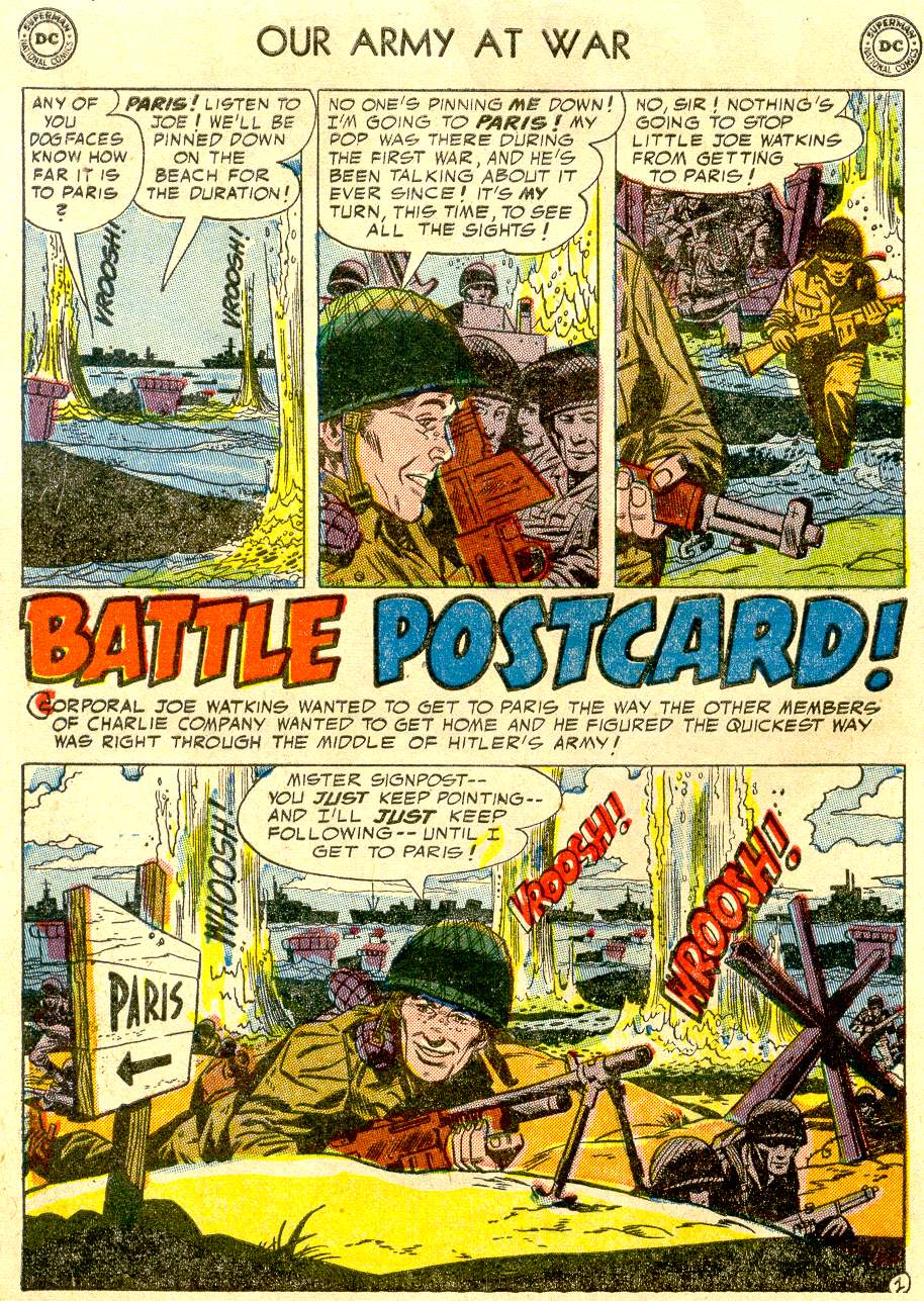 Read online Our Army at War (1952) comic -  Issue #28 - 28