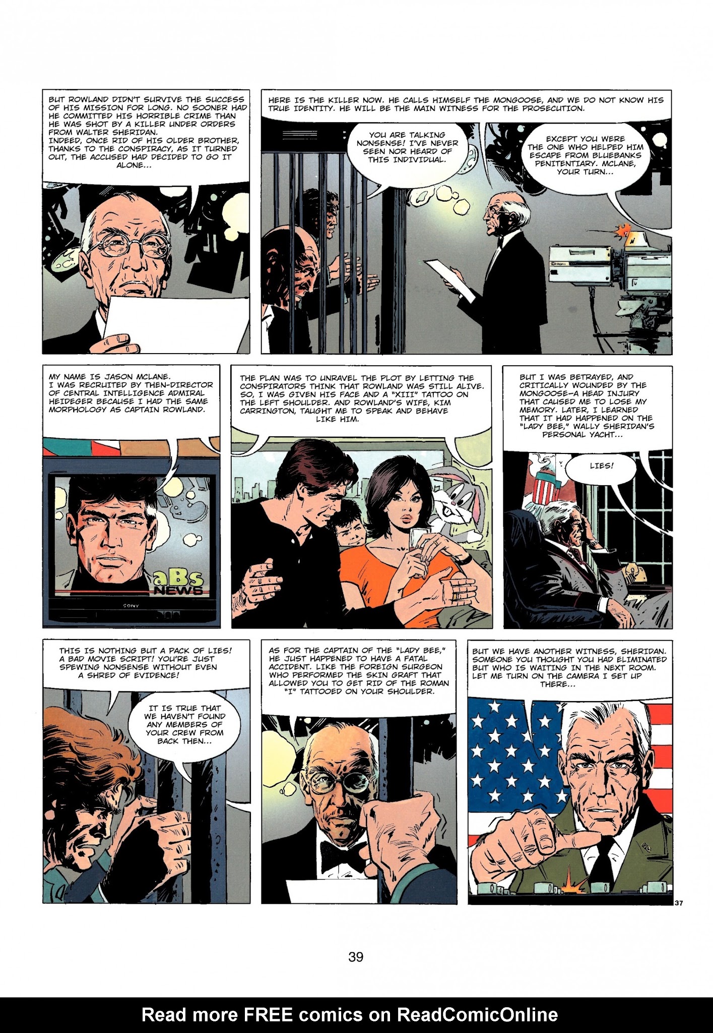 Read online XIII comic -  Issue #12 - 39