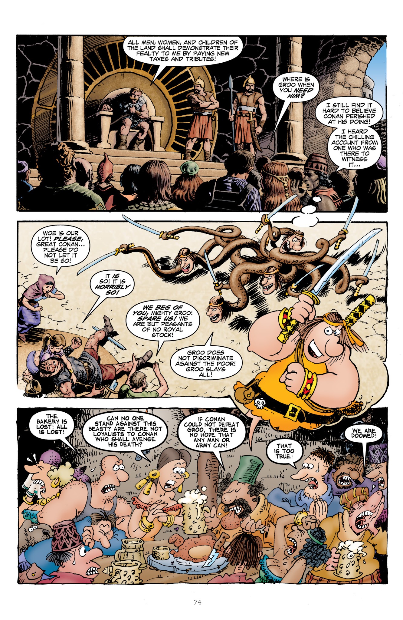 Read online Groo vs. Conan comic -  Issue # TPB - 76