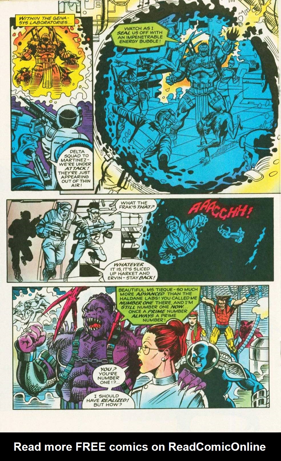 Read online Codename: Genetix comic -  Issue #3 - 14