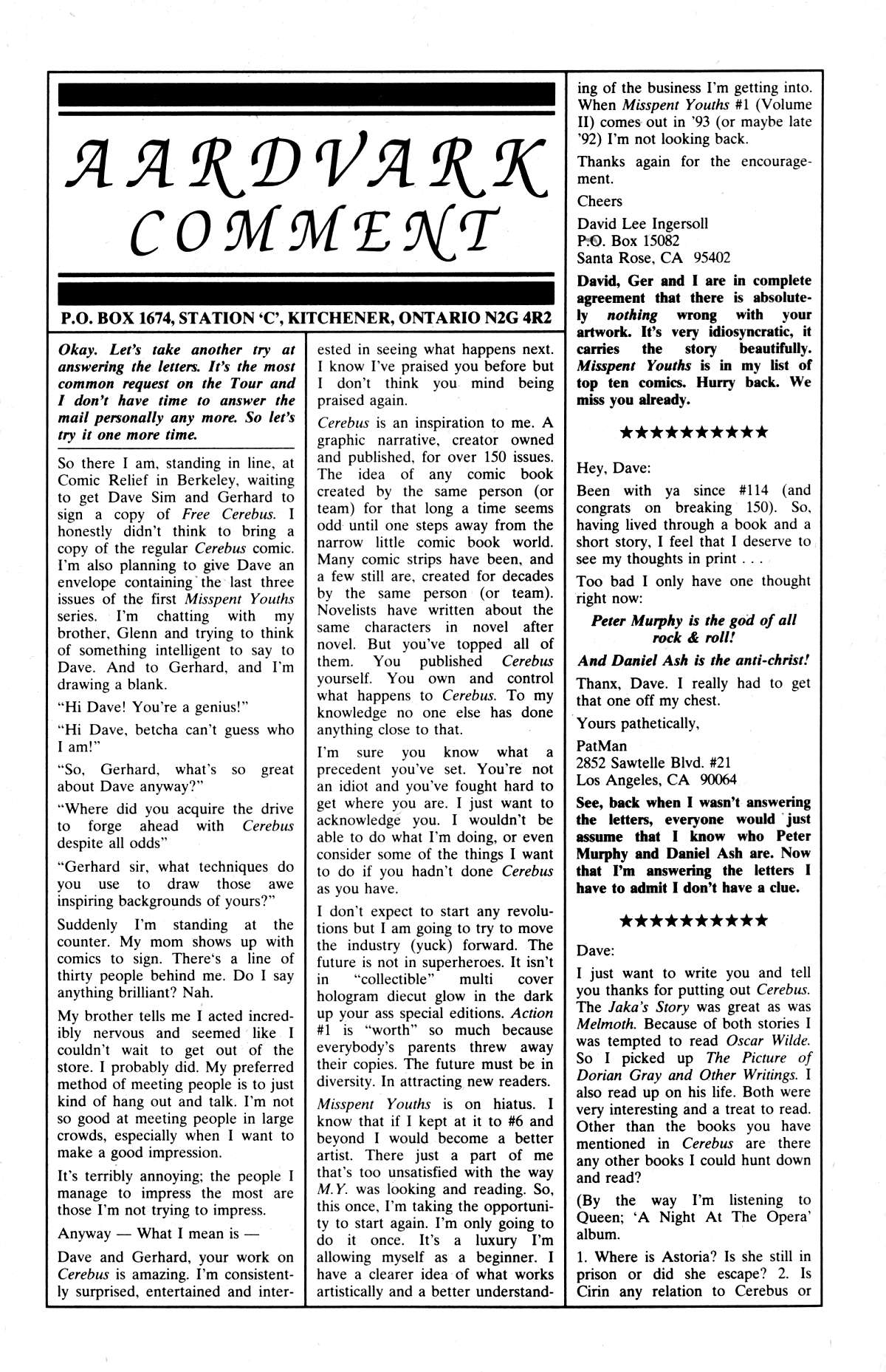 Cerebus Issue #156 #155 - English 19