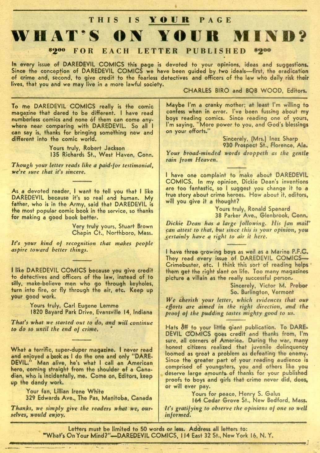 Read online Daredevil (1941) comic -  Issue #38 - 43