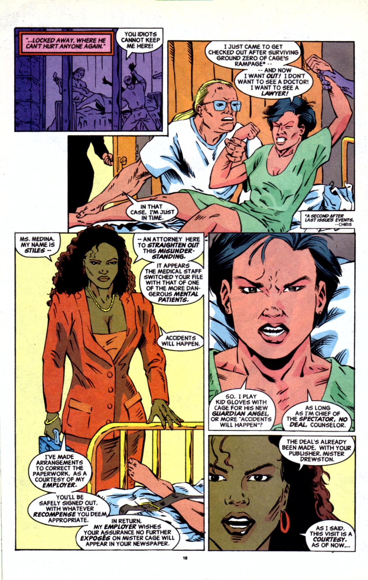 Read online Cage (1992) comic -  Issue #19 - 14
