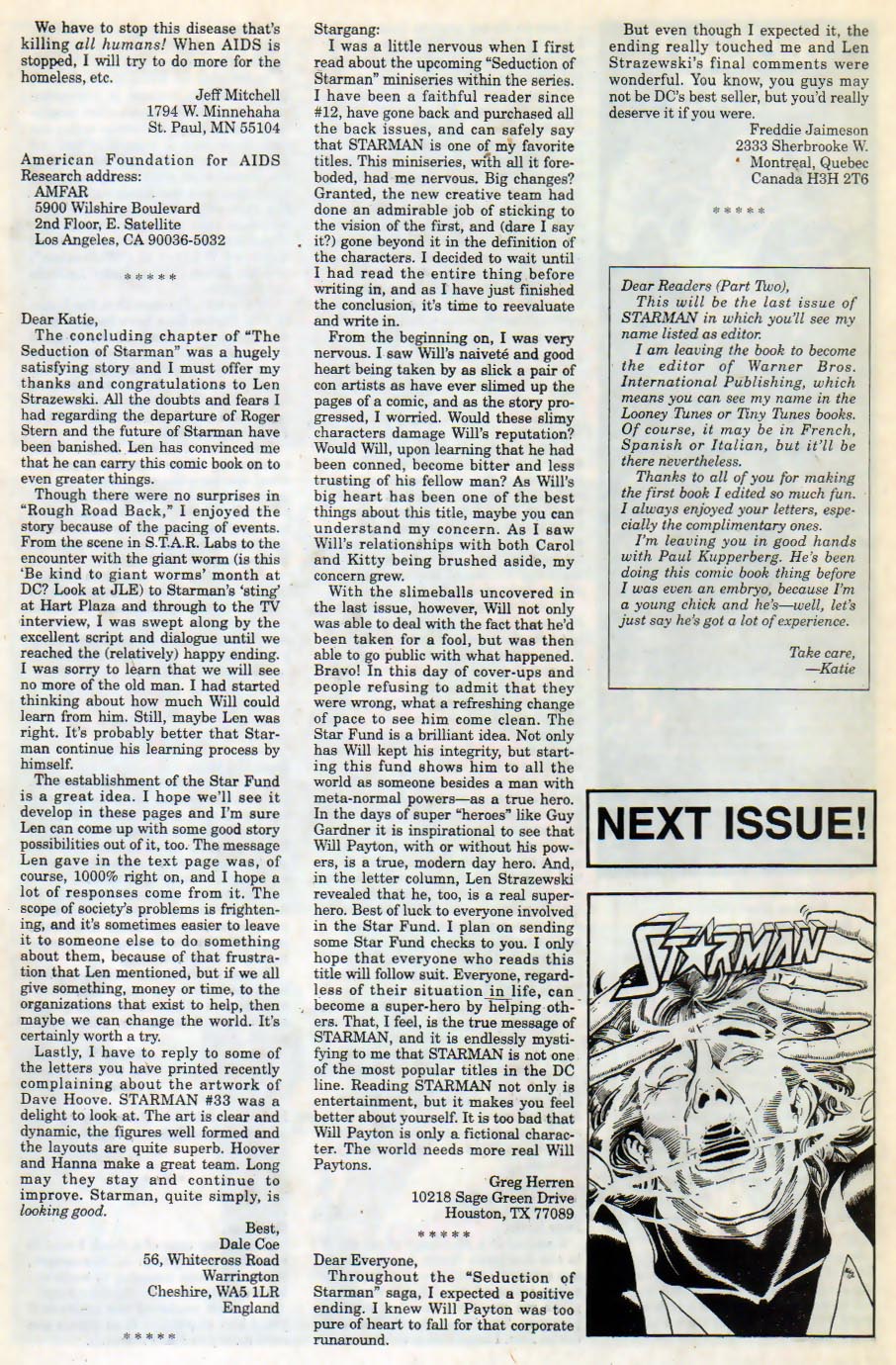 Starman (1988) Issue #37 #37 - English 25