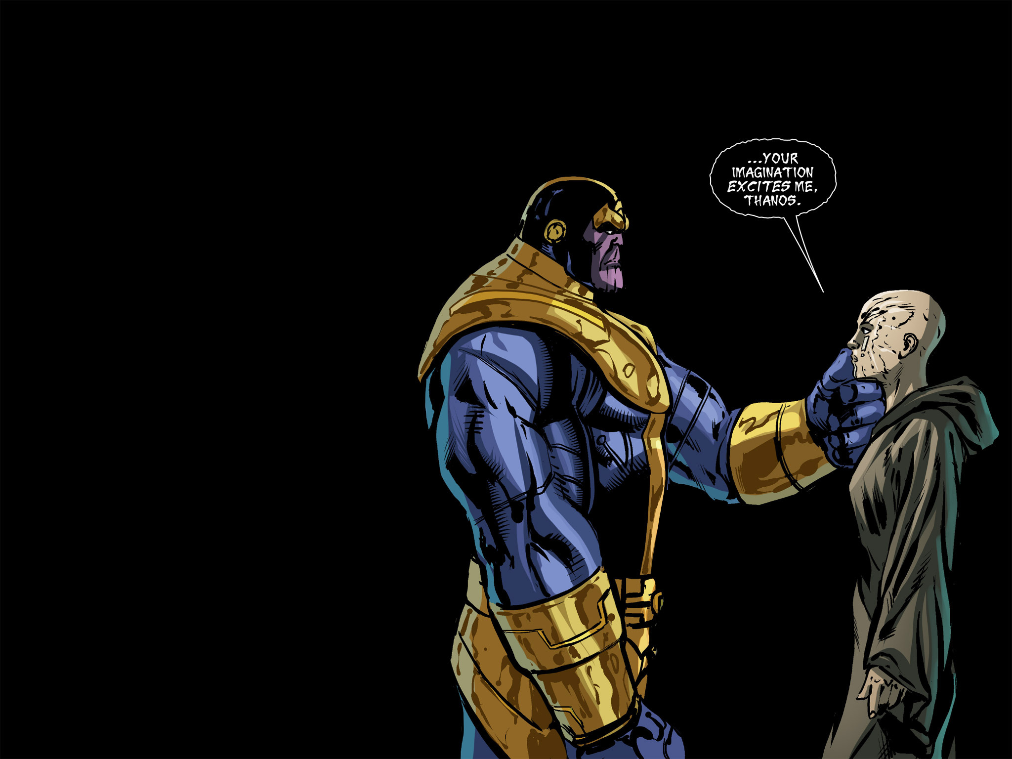 Read online Thanos: A God Up There Listening comic -  Issue # TPB - 121