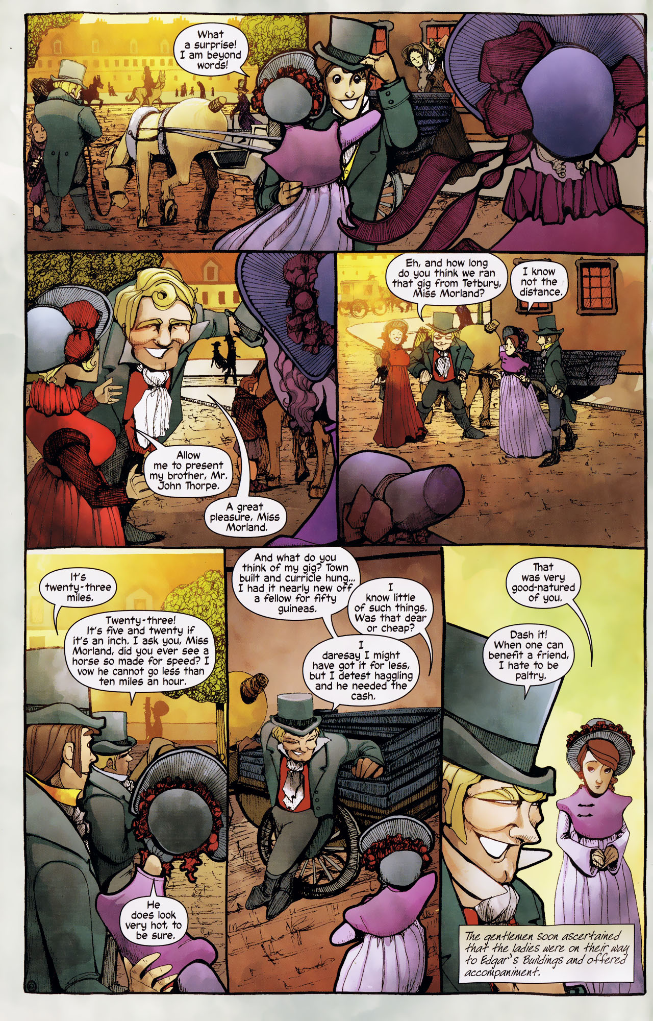 Read online Northanger Abbey comic -  Issue #1 - 14