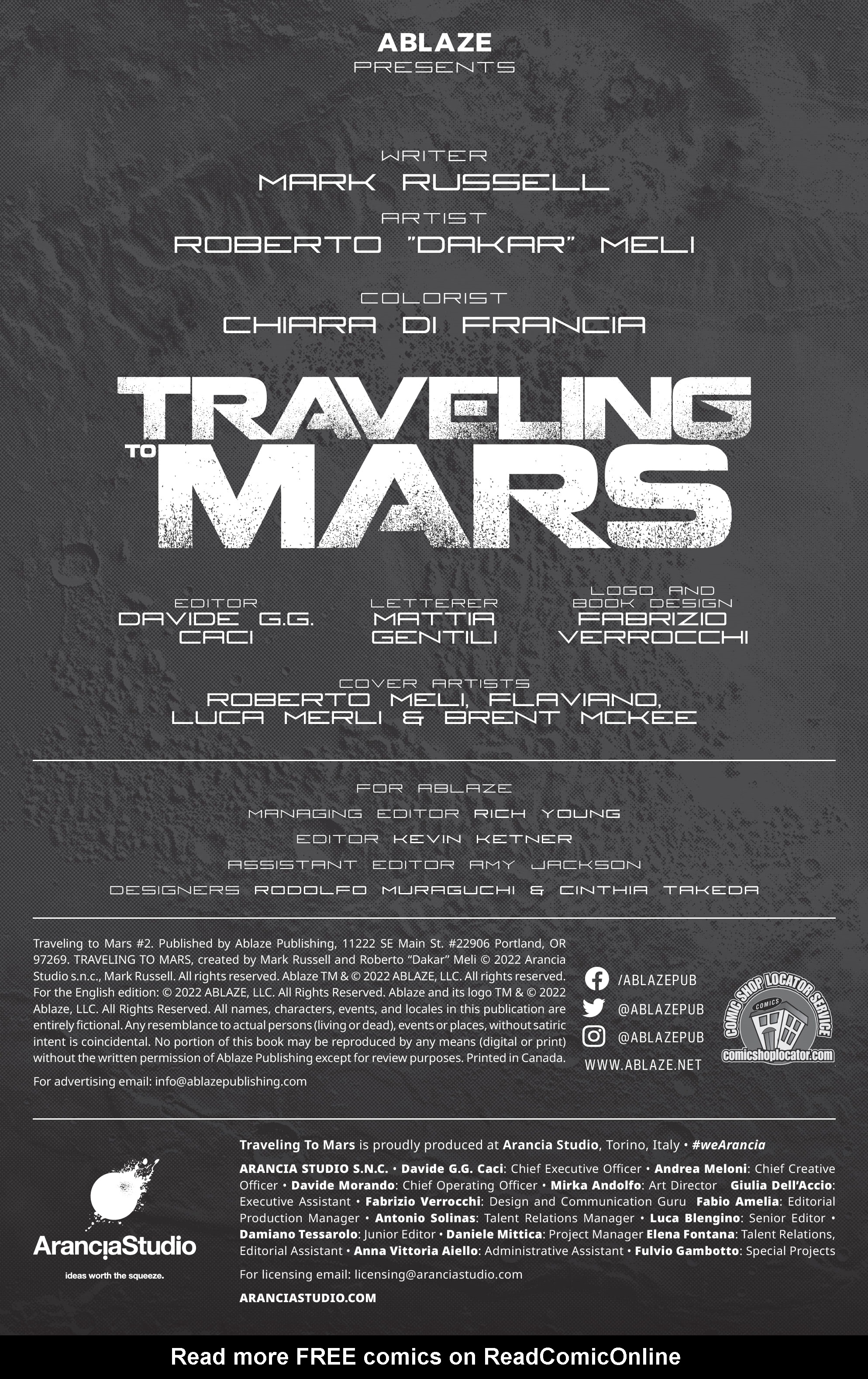 Read online Traveling To Mars comic -  Issue #2 - 2