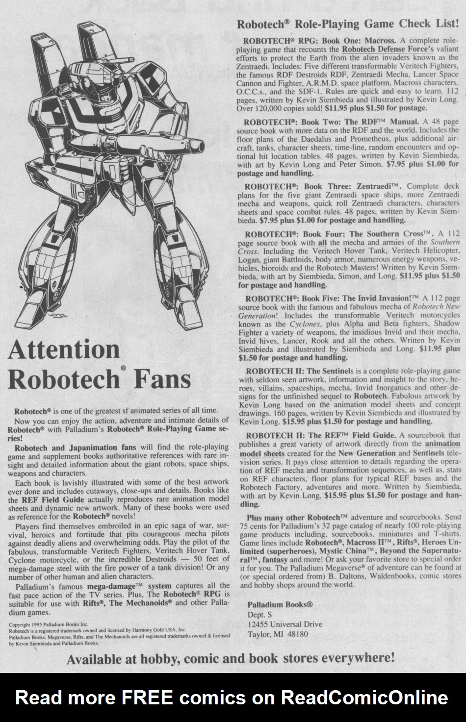 Read online Robotech II: The Sentinels comic -  Issue #18 - 18