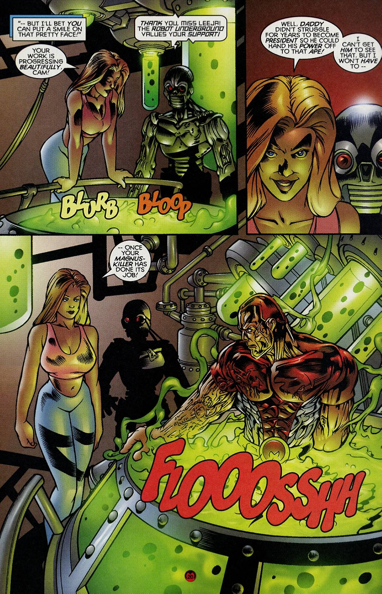 Read online Magnus Robot Fighter (1997) comic -  Issue #17 - 16