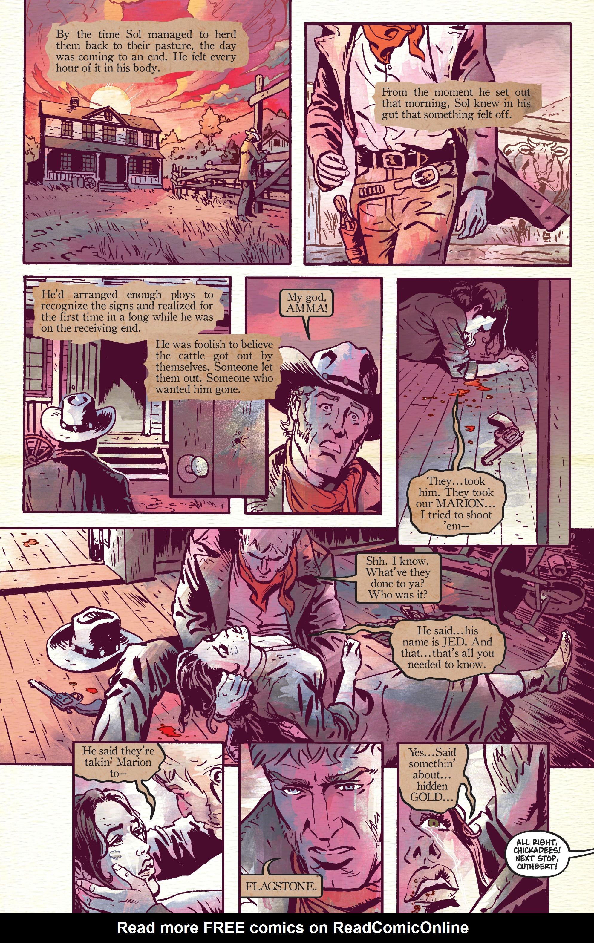 Read online Undone By Blood comic -  Issue #1 - 4