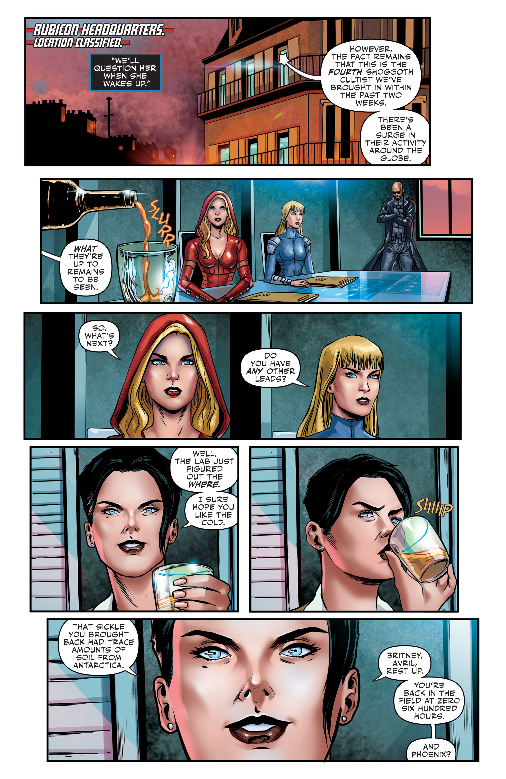 Read online Grimm Spotlight: Red Agent - Friendly Fire comic -  Issue # Full - 19