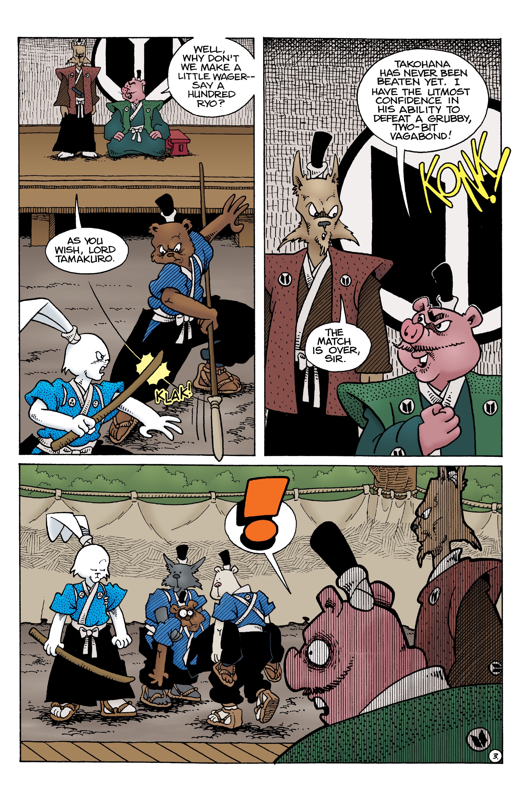 Read online Usagi Yojimbo: The Dragon Bellow Conspiracy comic -  Issue #3 - 5