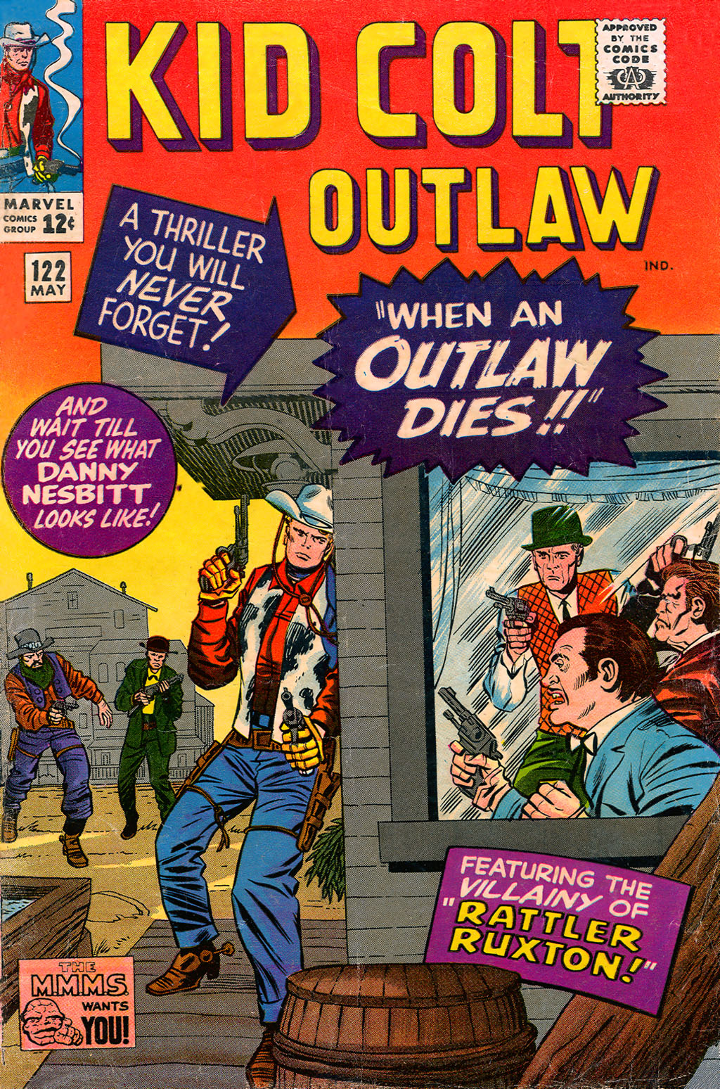 Read online Kid Colt Outlaw comic -  Issue #122 - 1