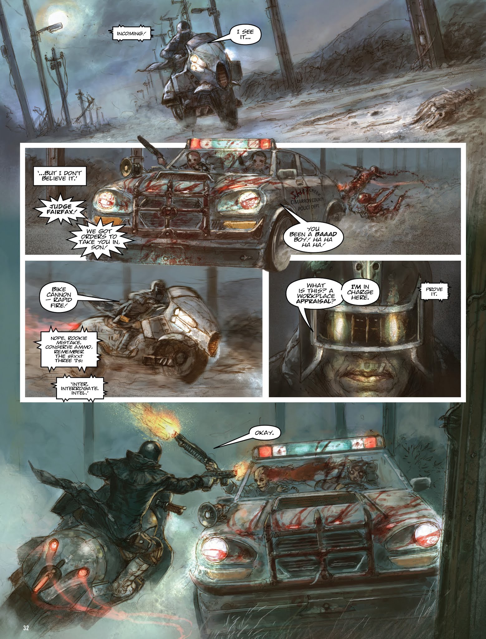 Read online The Dark Judges: The Fall of Deadworld comic -  Issue # TPB - 33
