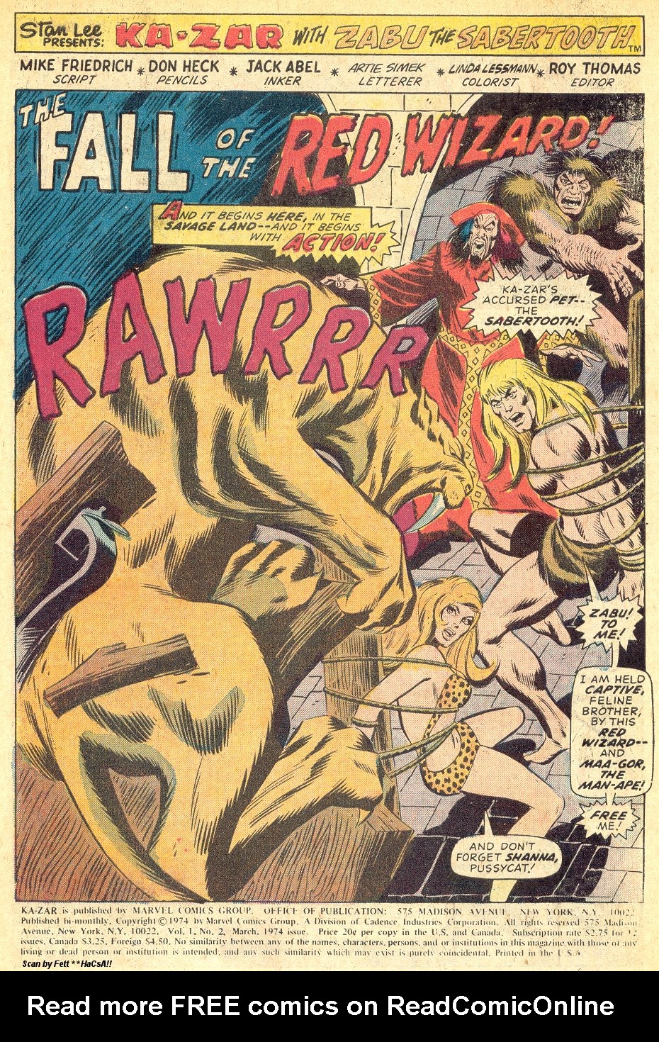 Read online Ka-Zar comic -  Issue #2 - 2