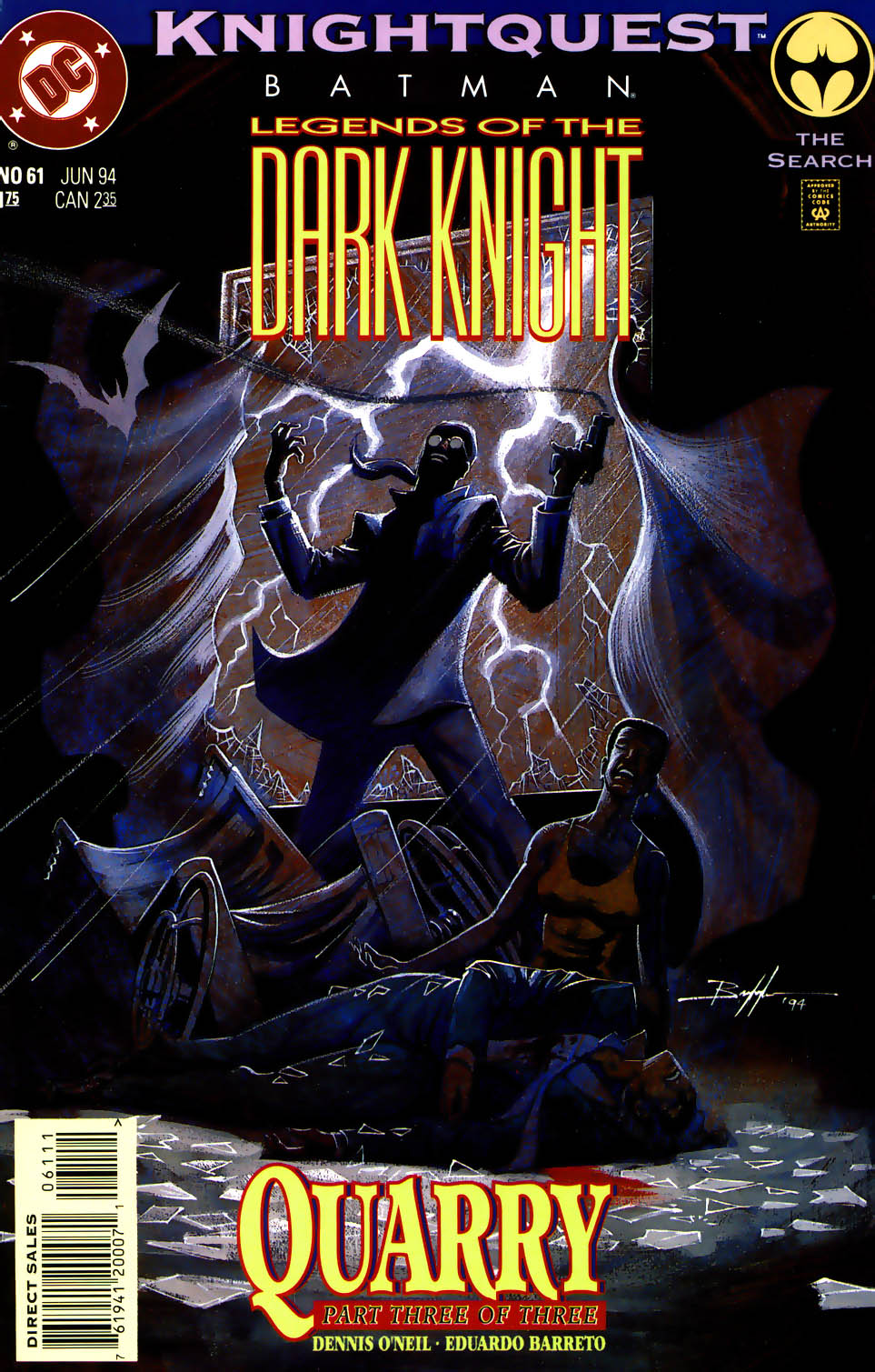 <{ $series->title }} issue Batman: Knightfall The Search - Issue #8 - Page 1