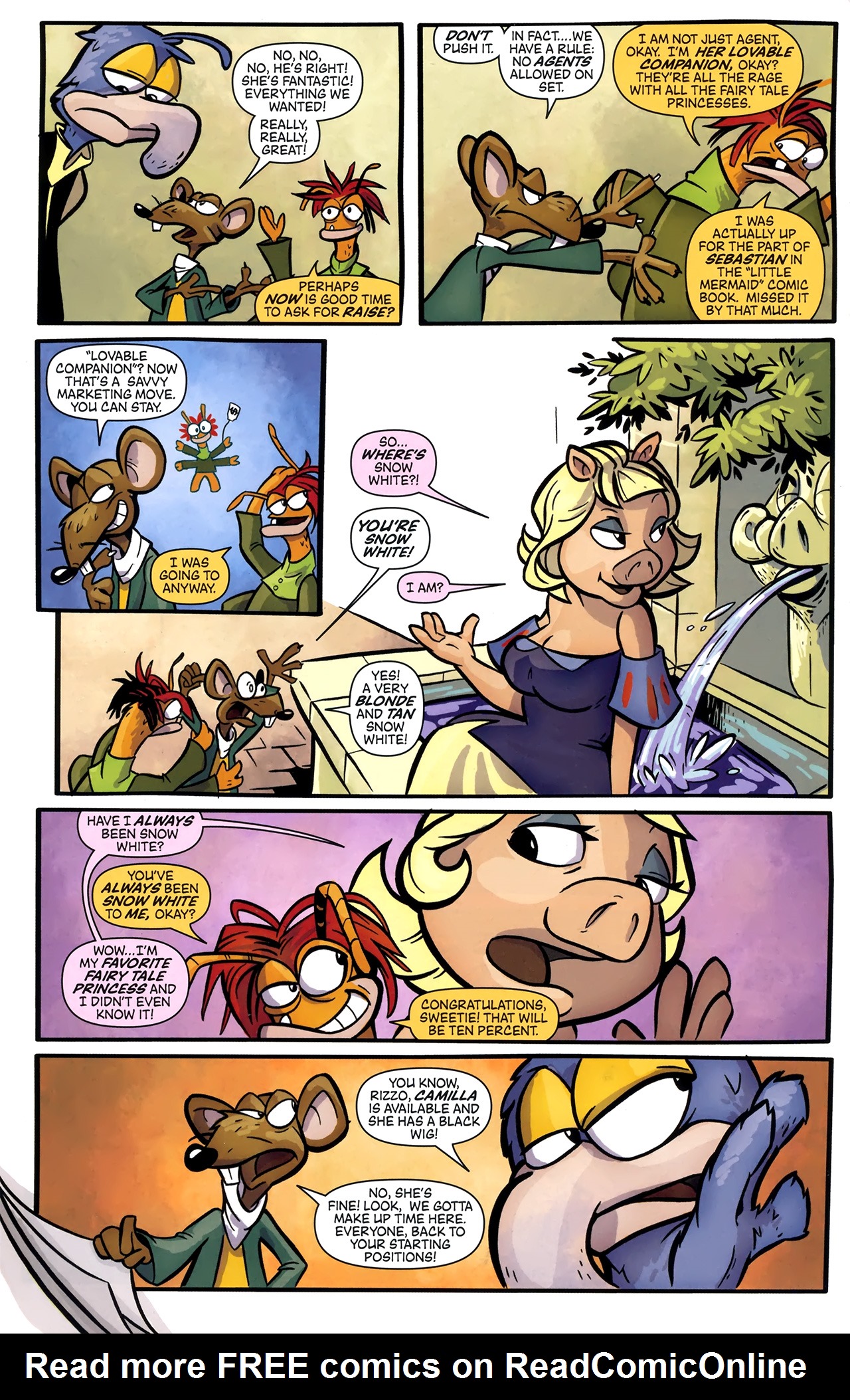 Read online Muppet Snow White comic -  Issue #1 - 10