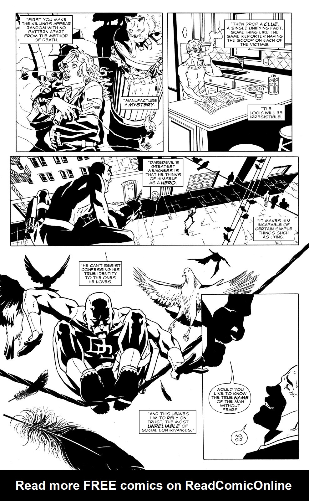 Read online Daredevil Black & White comic -  Issue # Full - 25