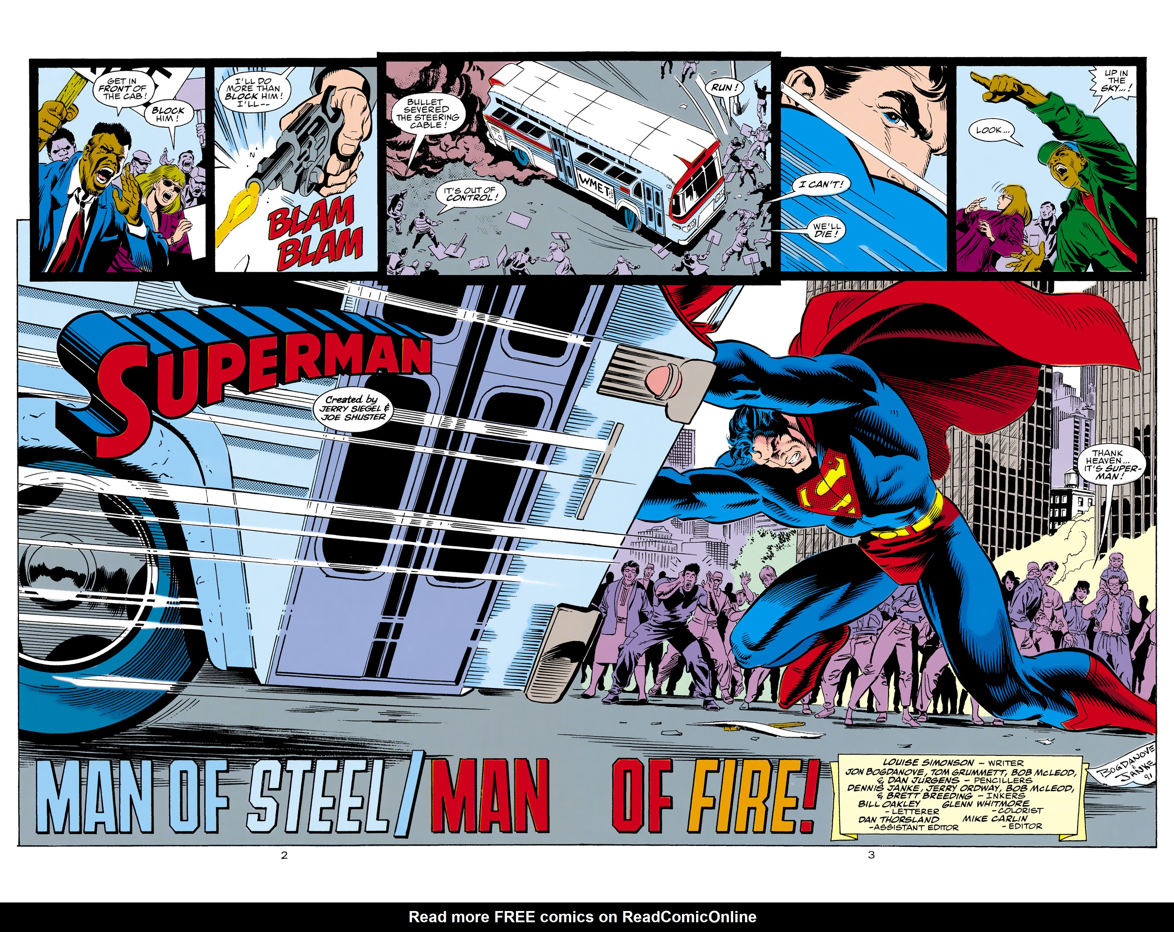 Read online Superman: The Man of Steel (1991) comic -  Issue #1 - 3