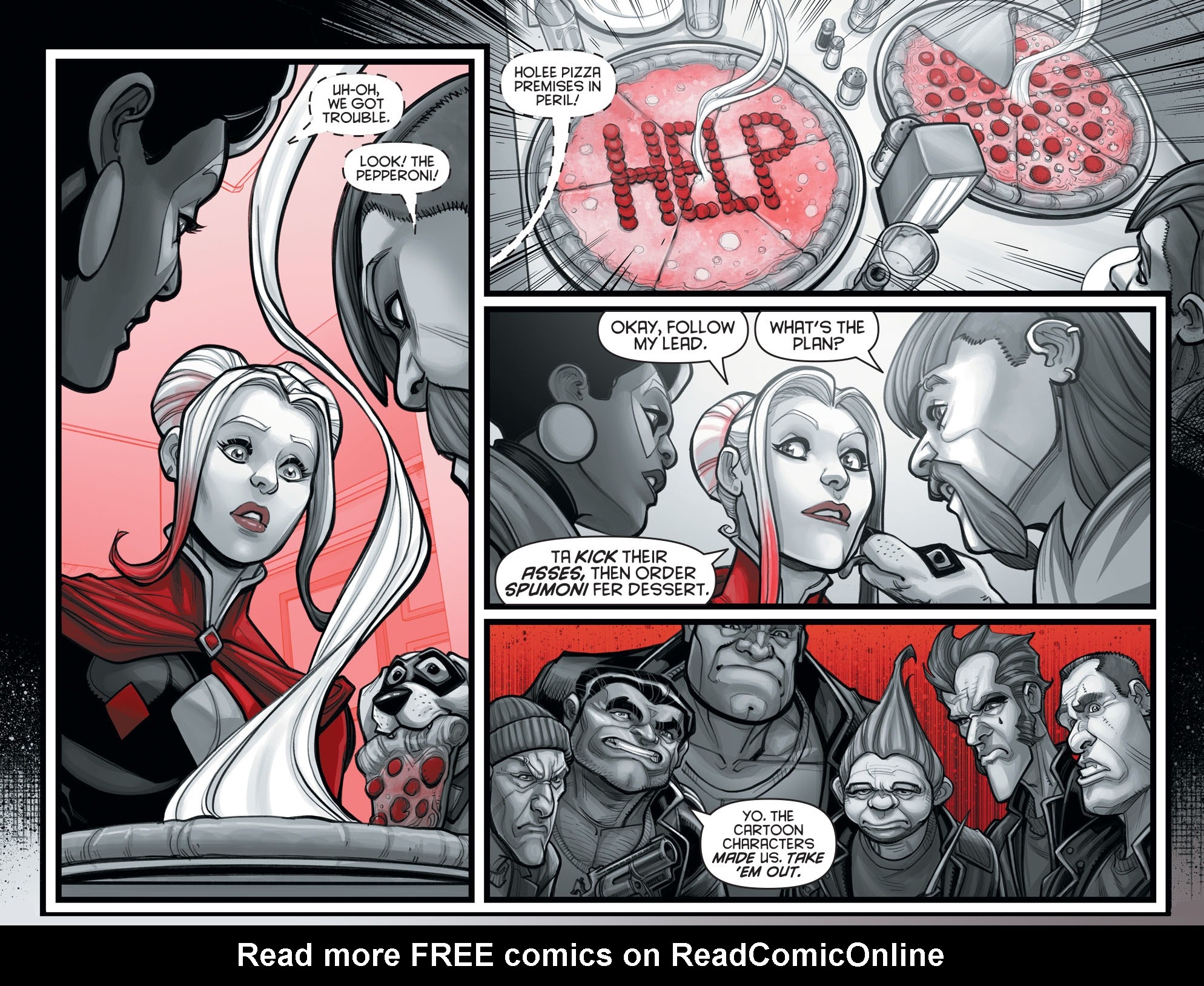 Read online Harley Quinn Black   White   Red comic -  Issue #12 - 18