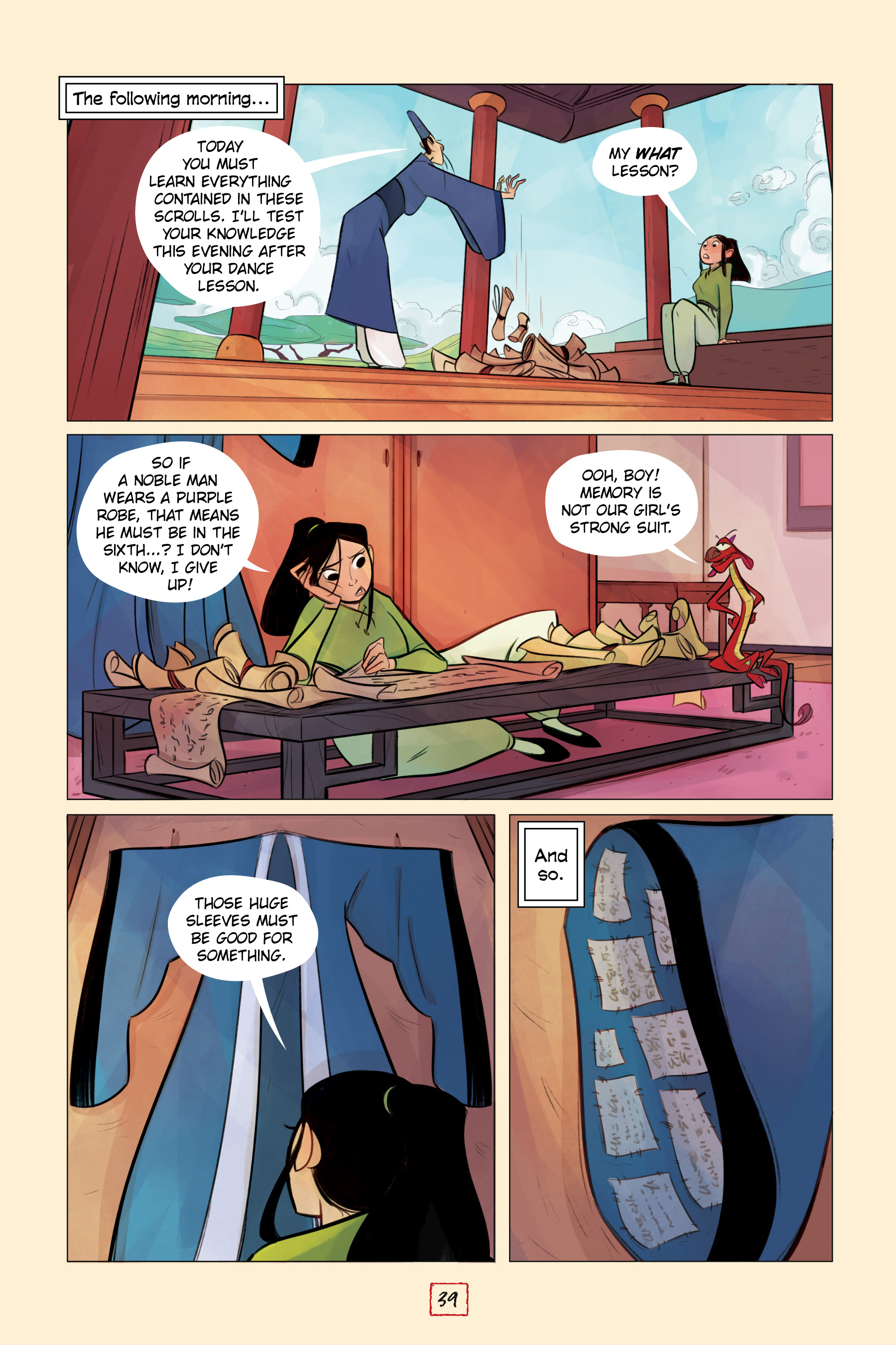 Read online Disney Mulan's Adventure Journal: The Palace of Secrets comic -  Issue # TPB - 40