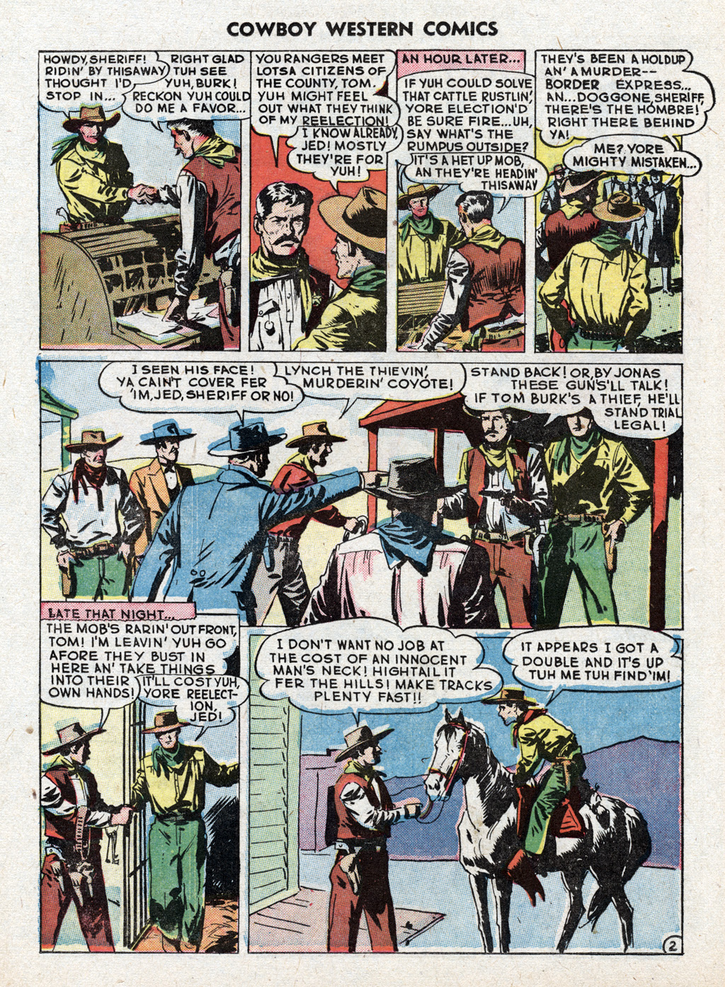Read online Cowboy Western Comics (1948) comic -  Issue #22 - 32
