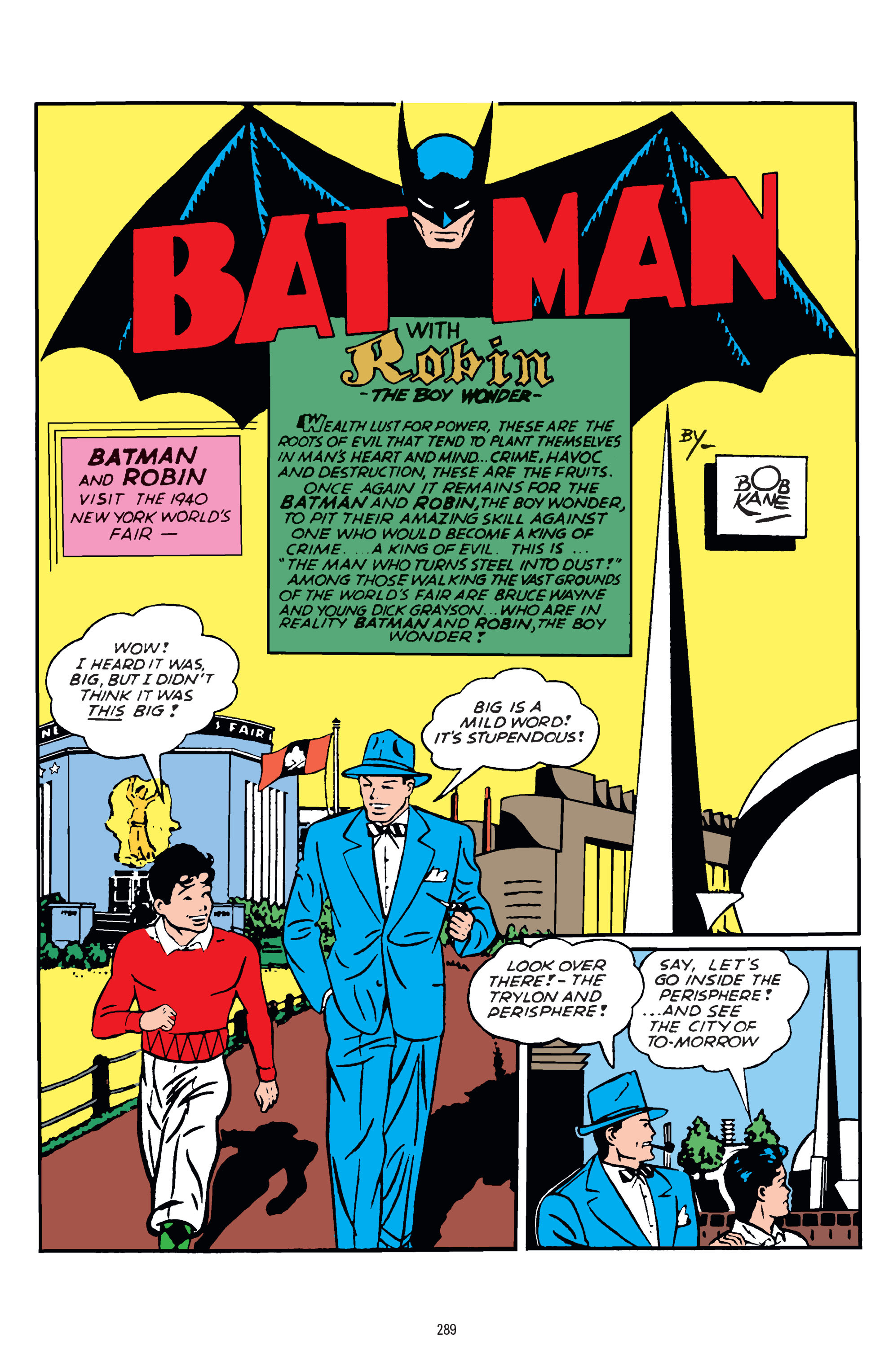 Read online Batman: The Golden Age Omnibus comic -  Issue # TPB 1 - 289