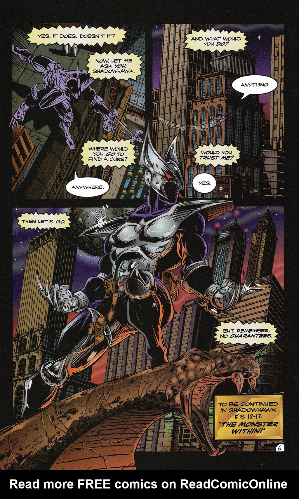 Read online ShadowHawk Gallery comic -  Issue # Full - 33