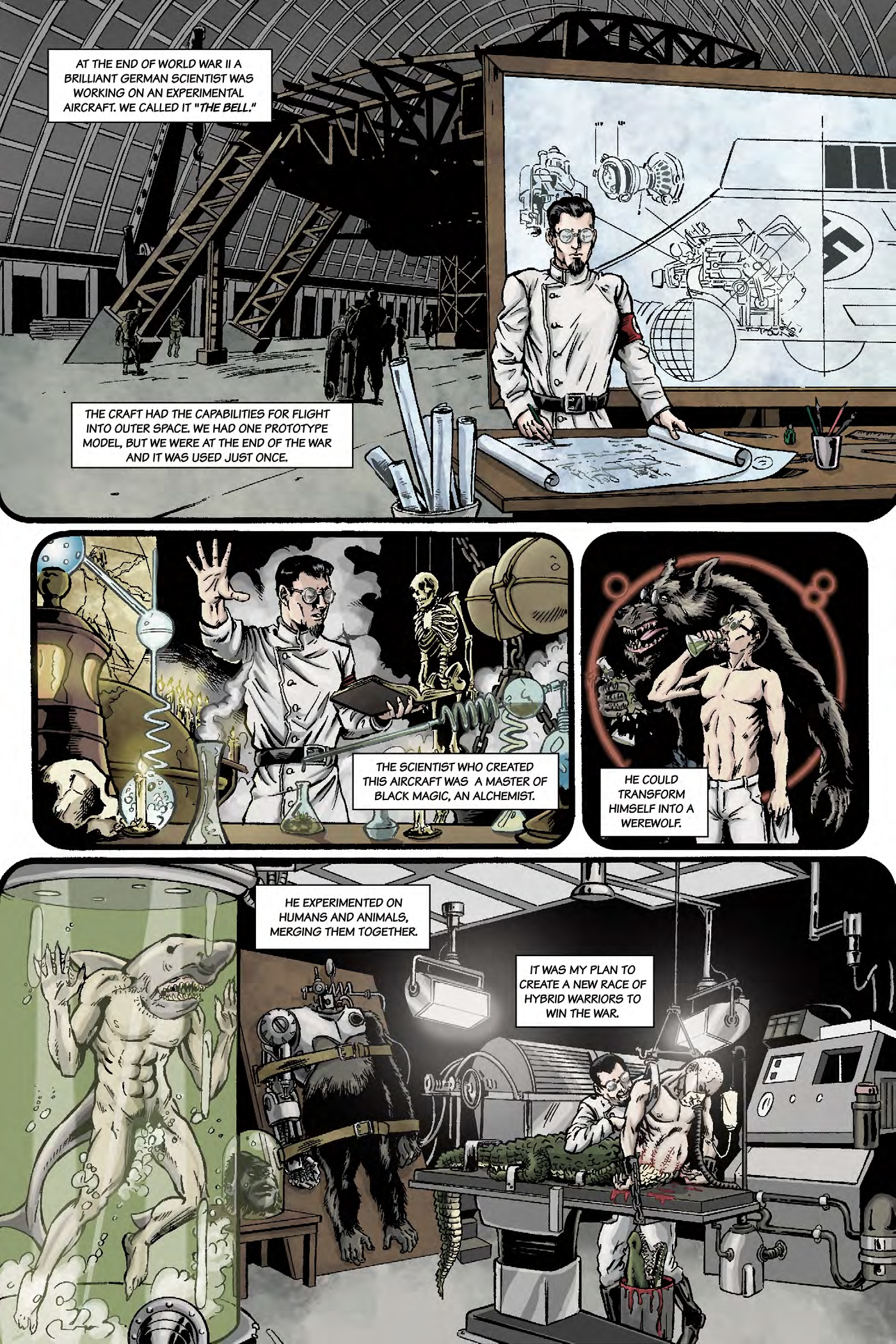 Read online Nazi Werewolves from Outer Space comic -  Issue #4 - 14