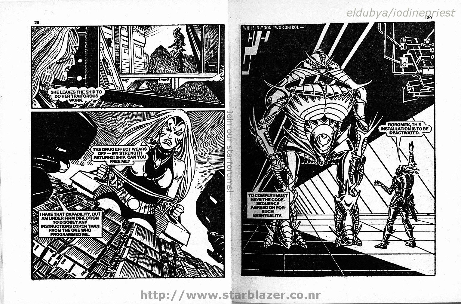 Read online Starblazer comic -  Issue #264 - 21