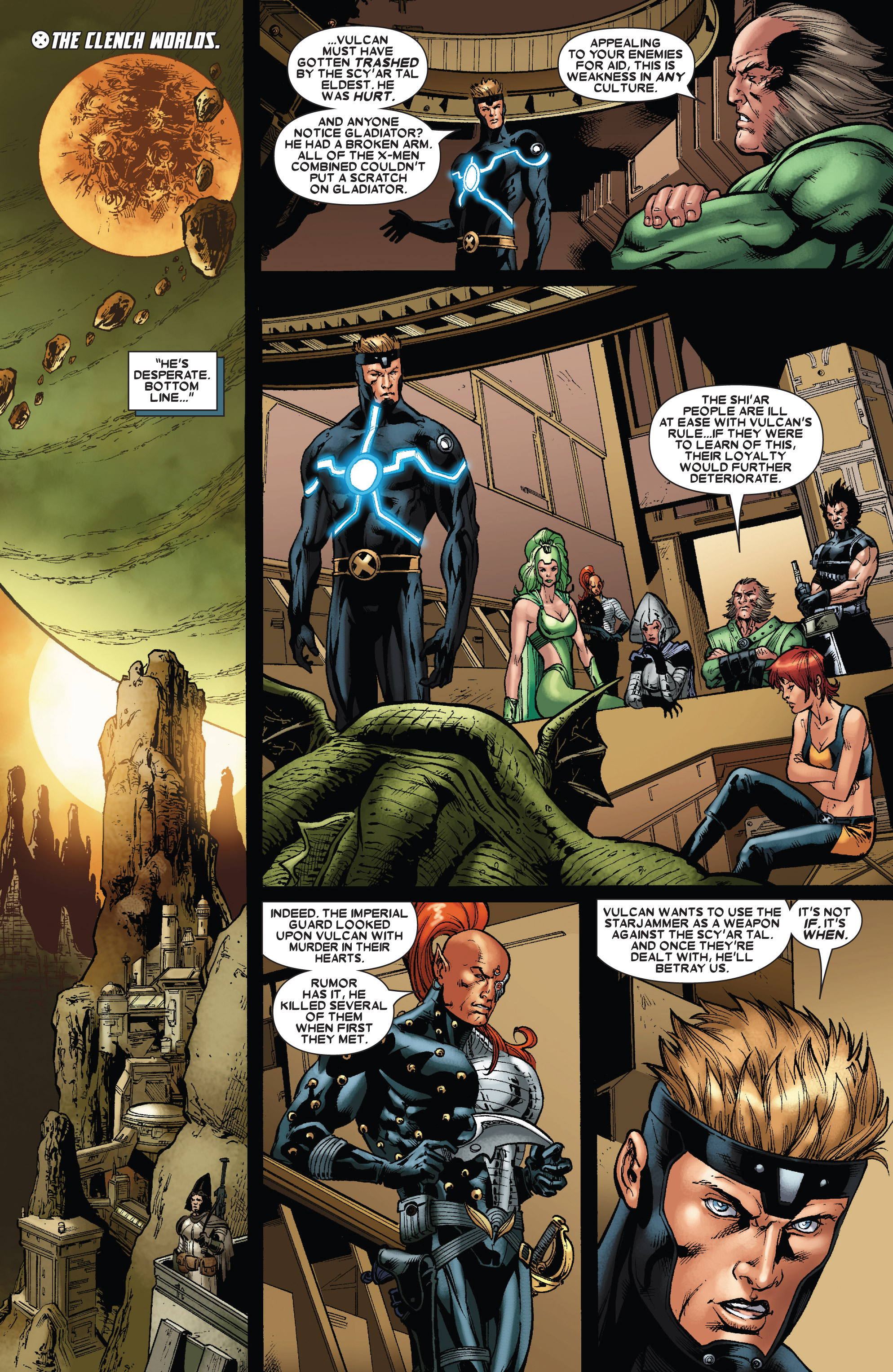 Read online X-Men: Emperor Vulcan comic -  Issue #3 - 8