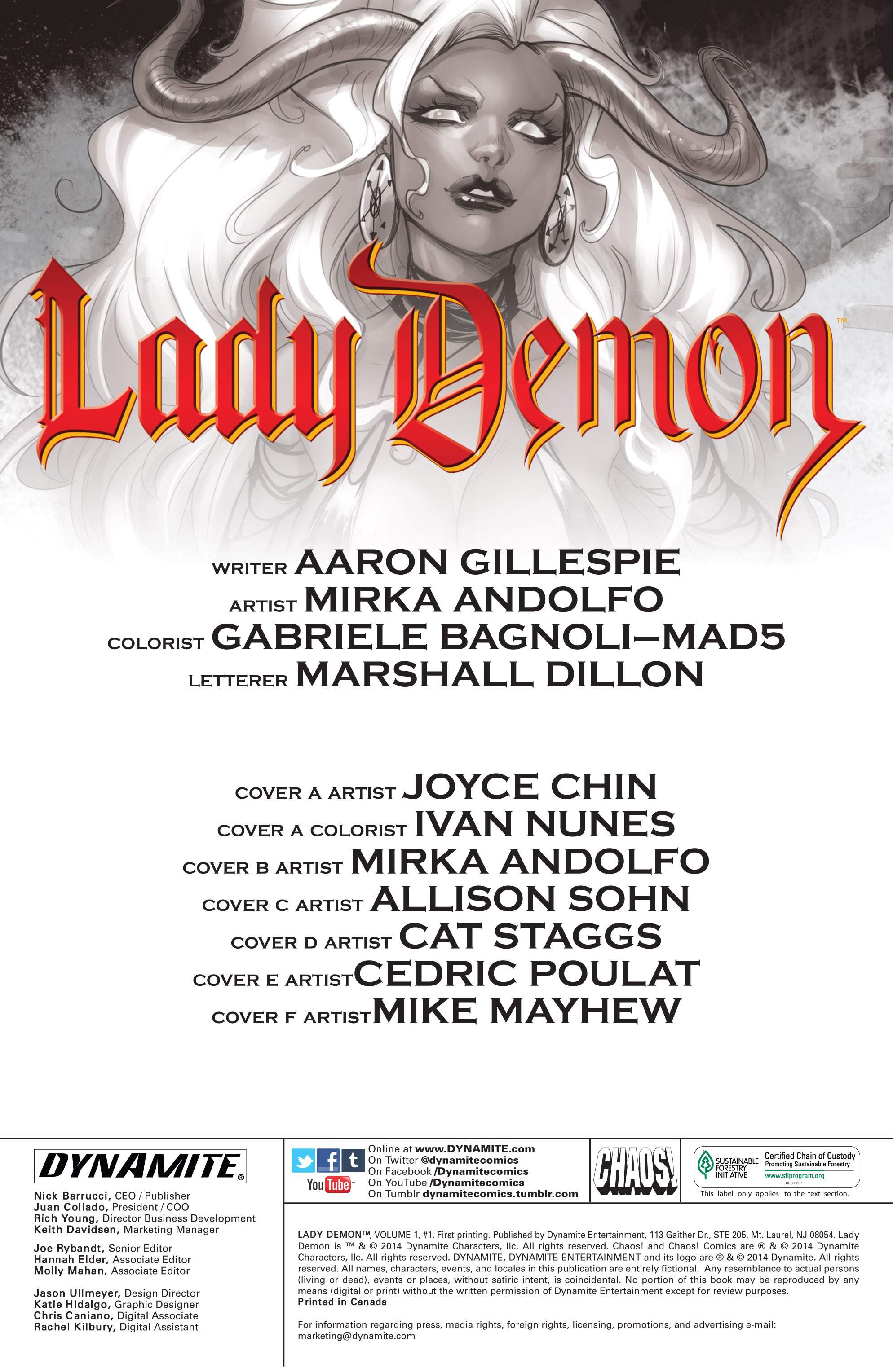 Read online Lady Demon (2014) comic -  Issue #1 - 5