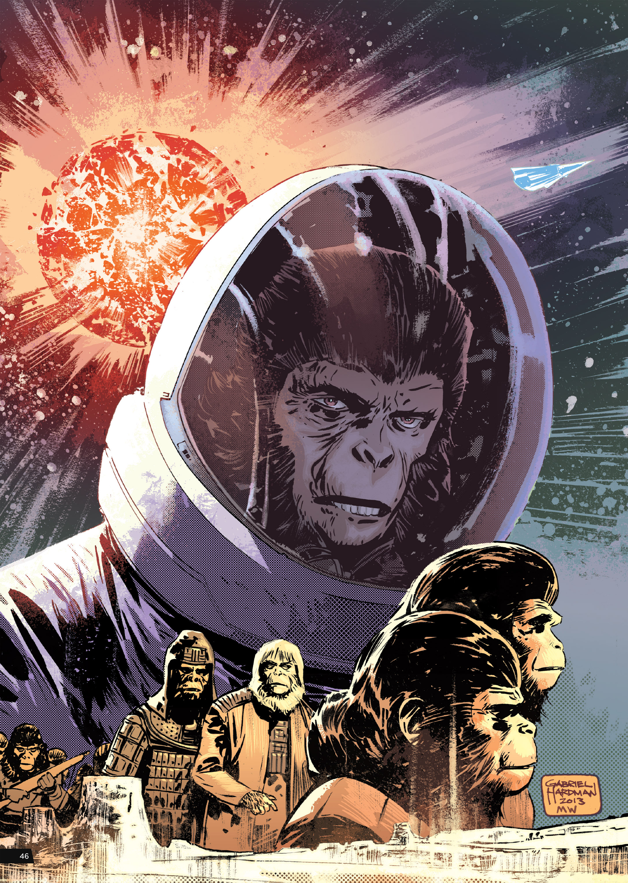 Read online Planet of the Apes Artist Tribute comic -  Issue # TPB - 46