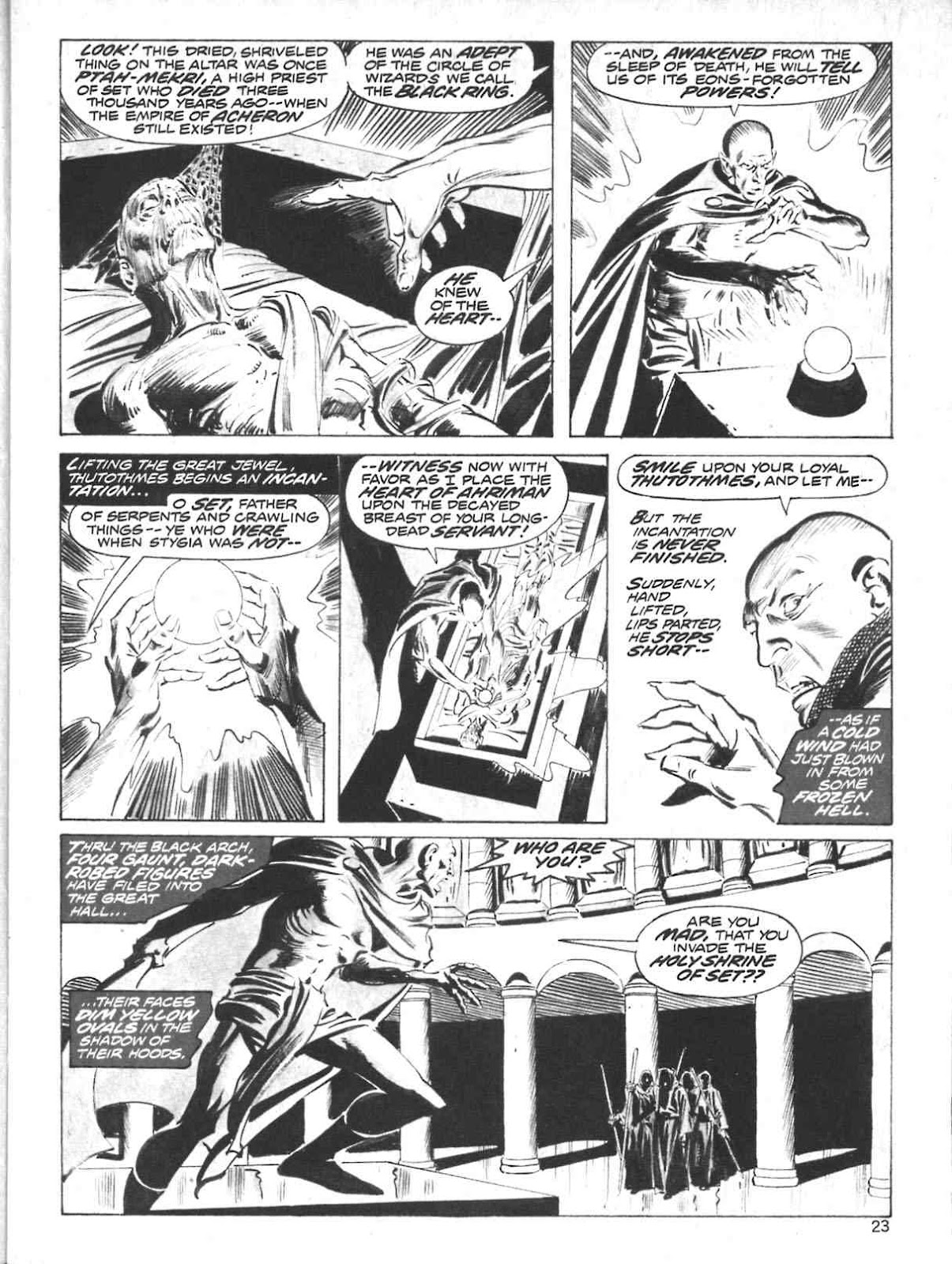 The Savage Sword Of Conan issue 10 - Page 23