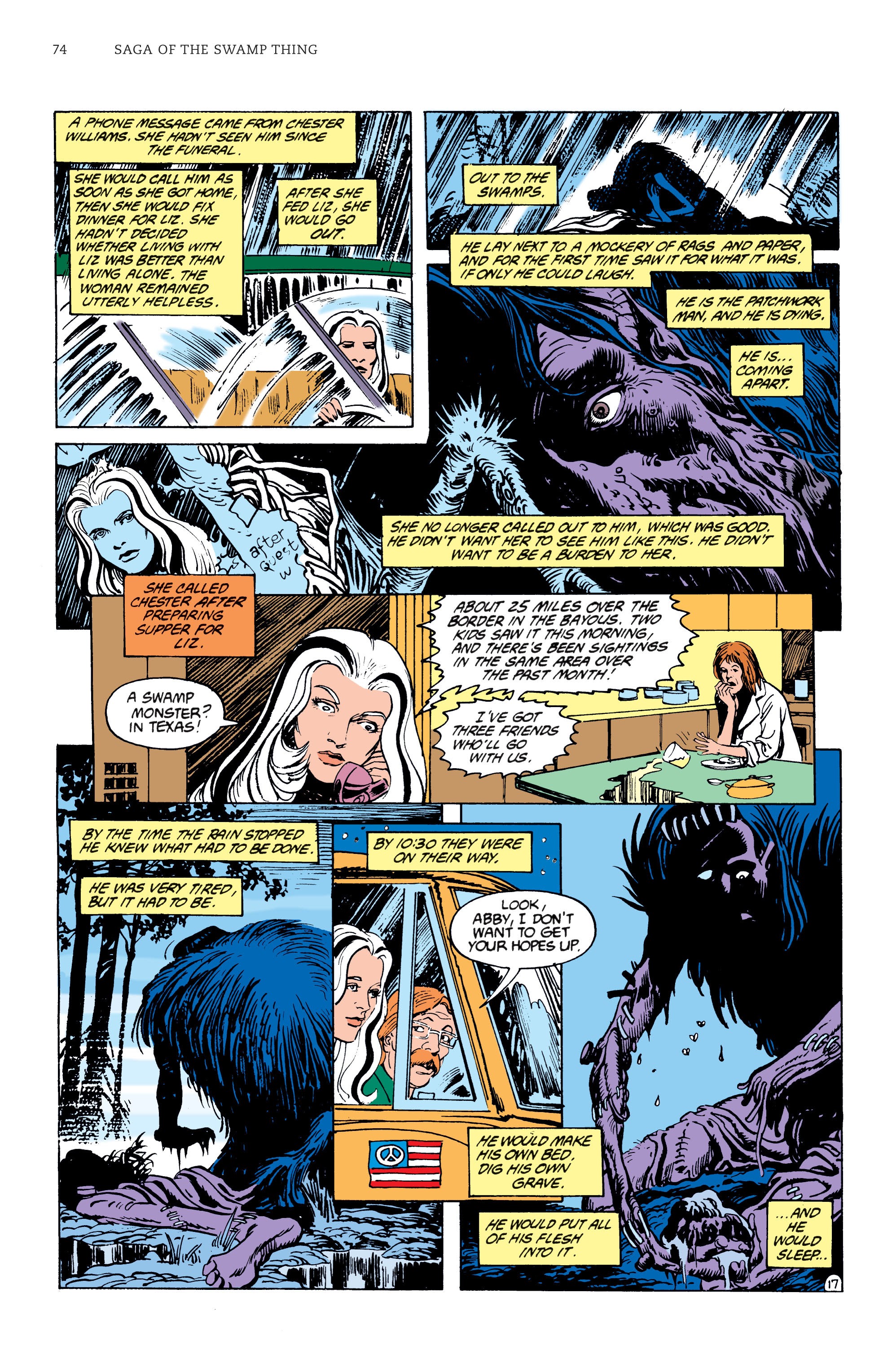 Read online Saga of the Swamp Thing comic -  Issue # TPB 6 (Part 1) - 71