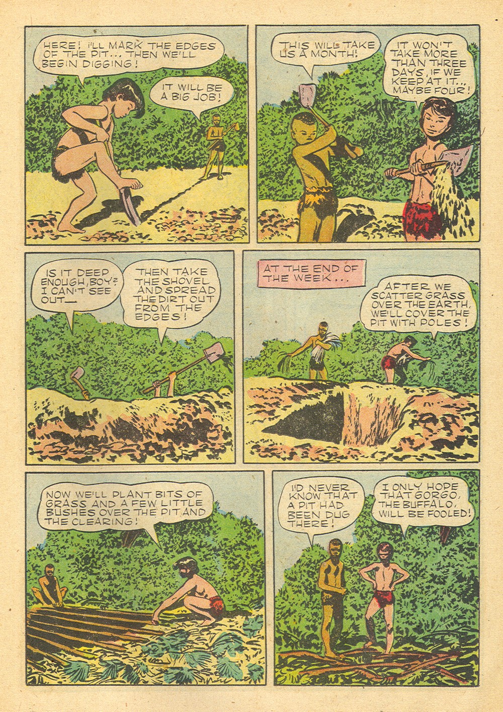 Read online Tarzan (1948) comic -  Issue #45 - 23