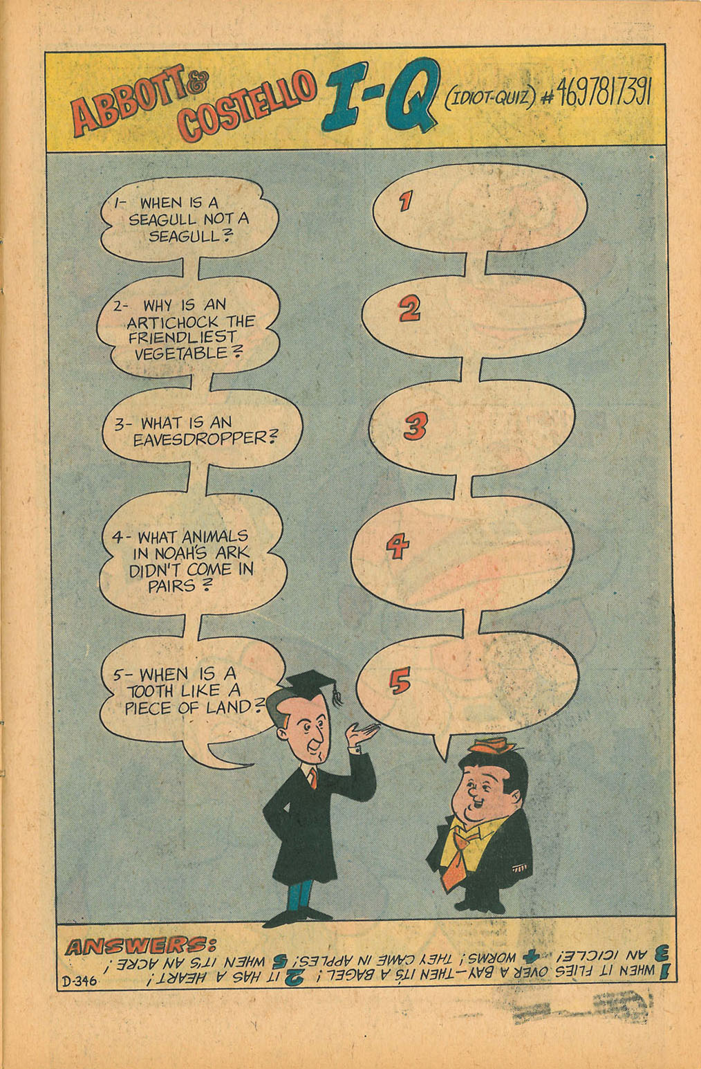 Read online Abbott & Costello comic -  Issue #16 - 15