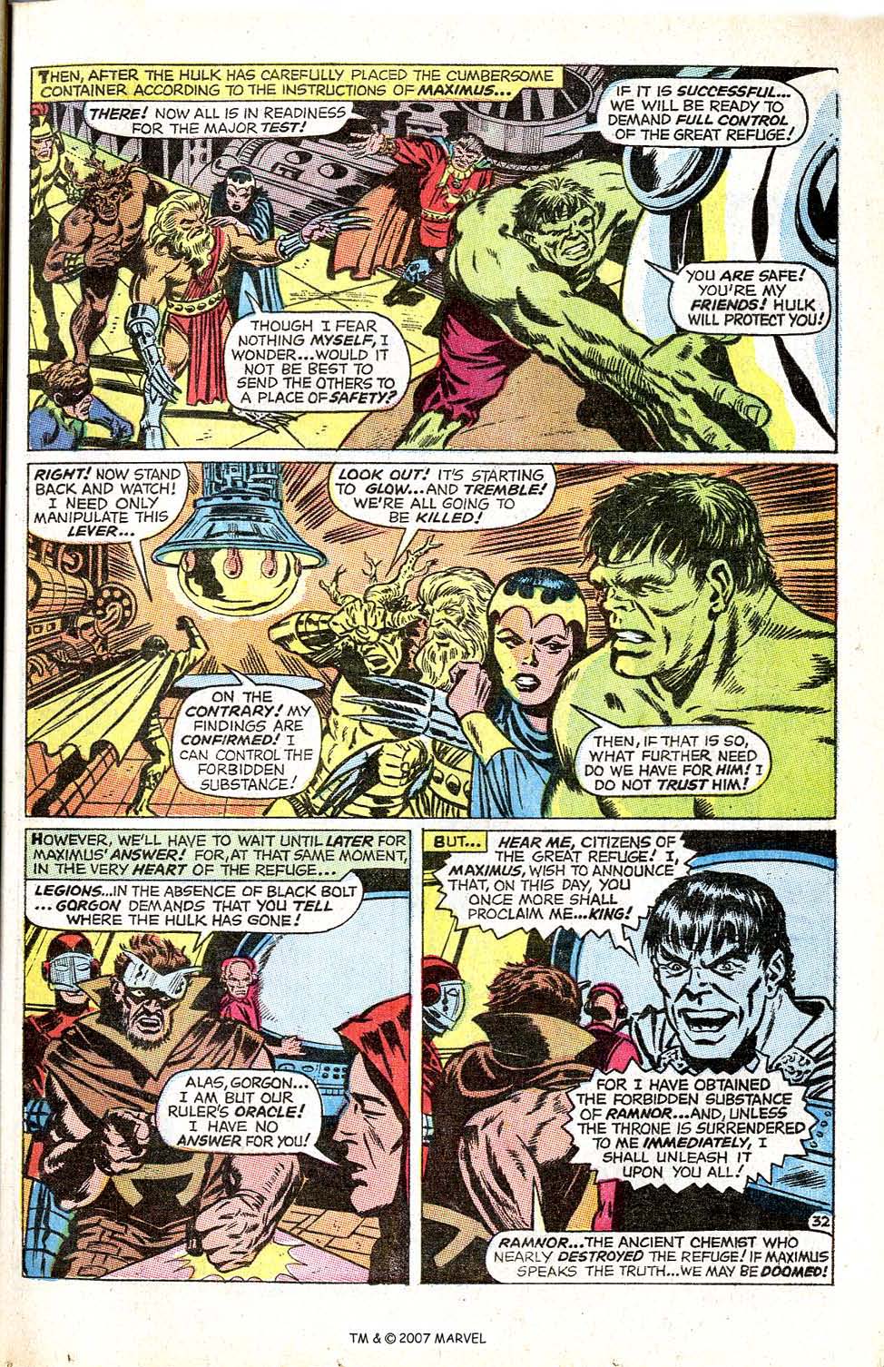 Read online The Incredible Hulk (1968) comic -  Issue # _Annual 1968 - 39