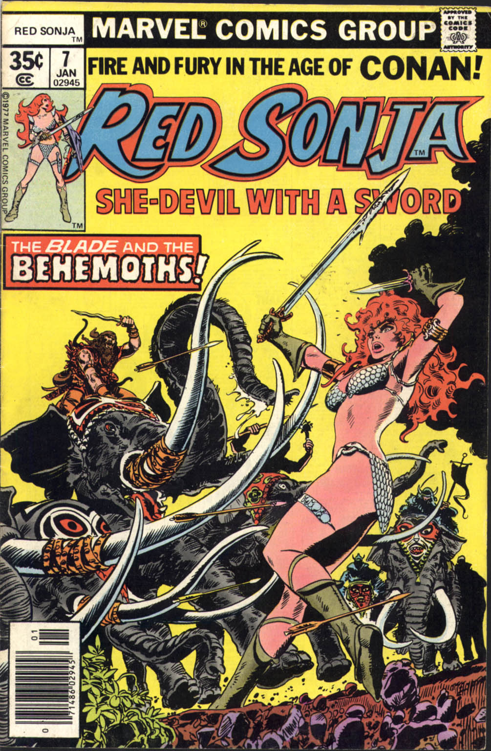 Read online Red Sonja (1977) comic -  Issue #7 - 1