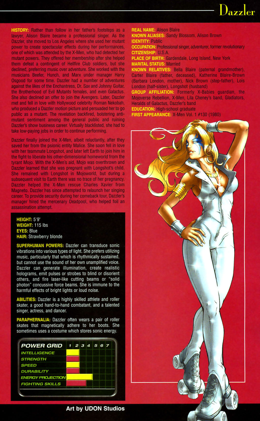 Read online Official Handbook of the Marvel Universe: Women of Marvel 2005 comic -  Issue # Full - 11