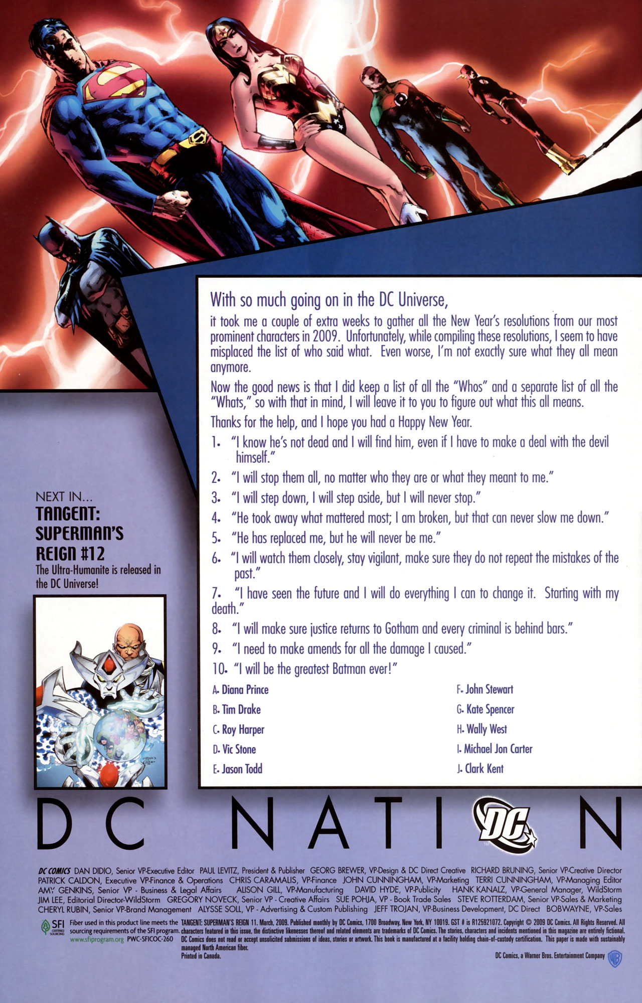 Read online Tangent: Superman's Reign comic -  Issue #11 - 23