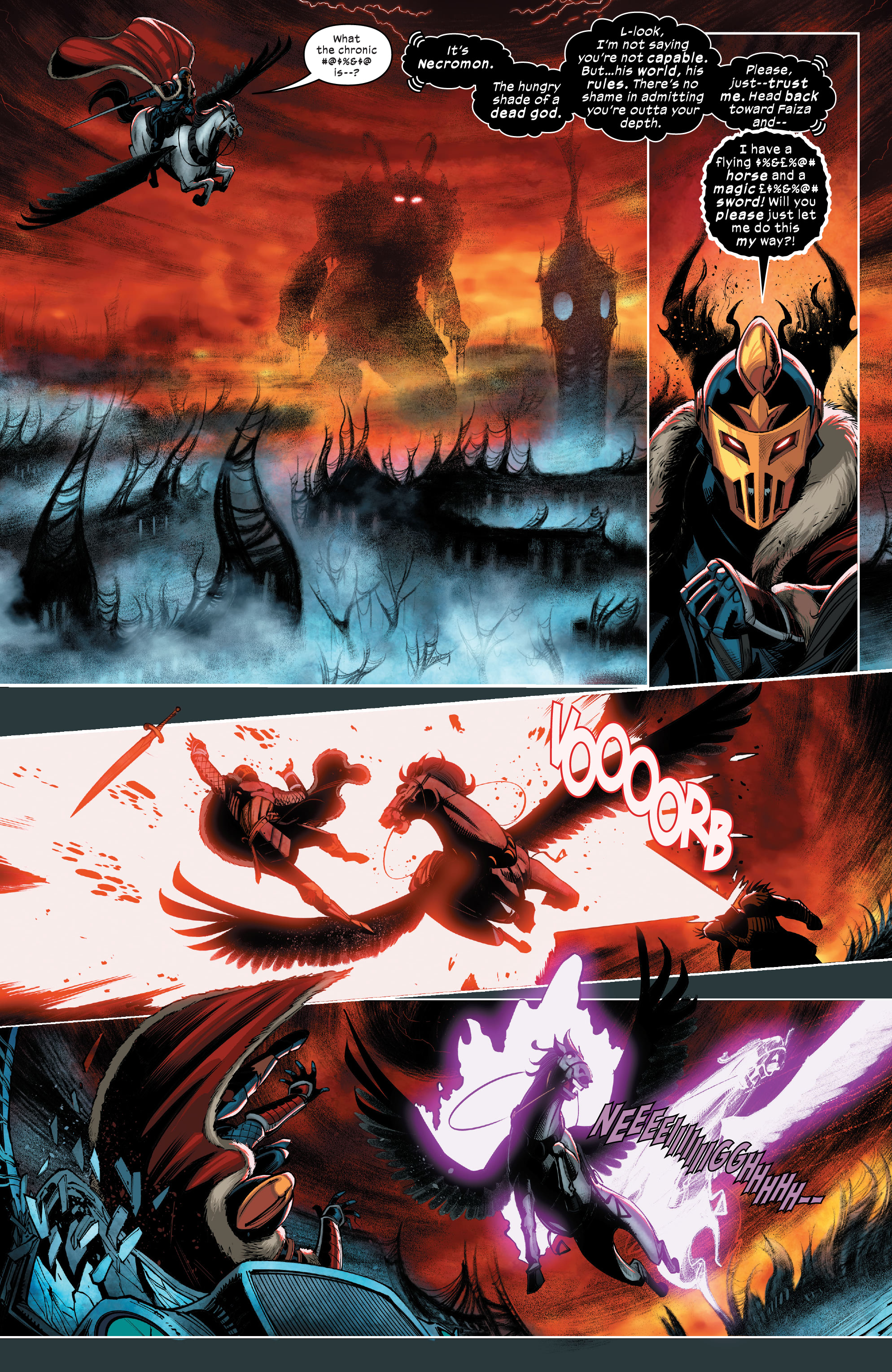 Read online Death of Doctor Strange: One-Shots comic -  Issue # X-Men - Black Knight - 14