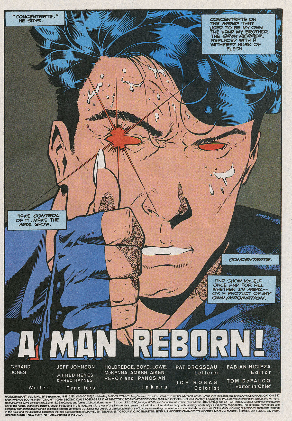 Read online Wonder Man (1991) comic -  Issue #25 - 2