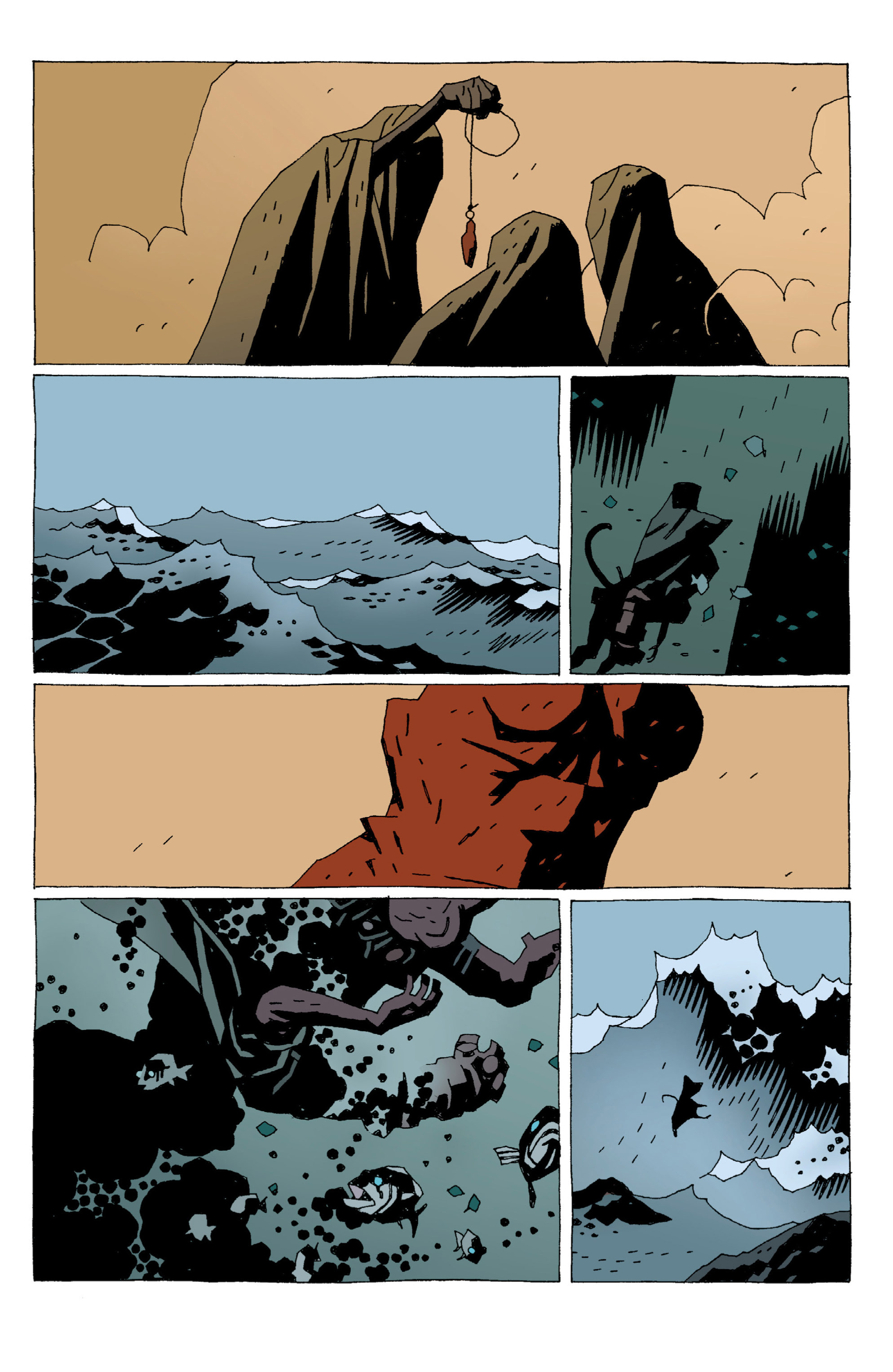Read online Hellboy comic -  Issue #6 - 135