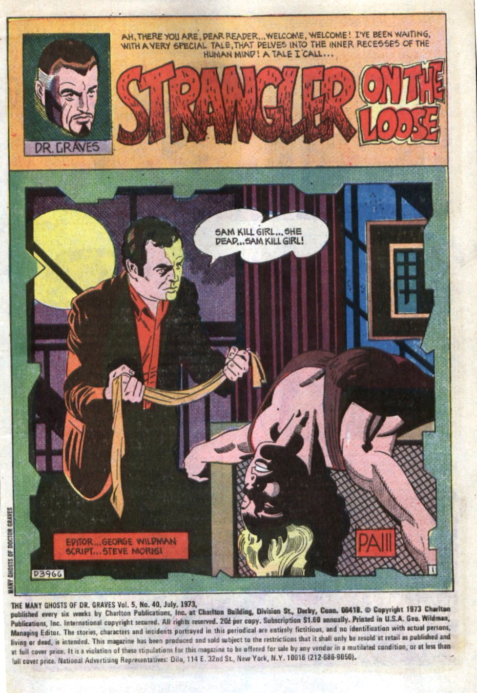 Read online The Many Ghosts of Dr. Graves comic -  Issue #40 - 3