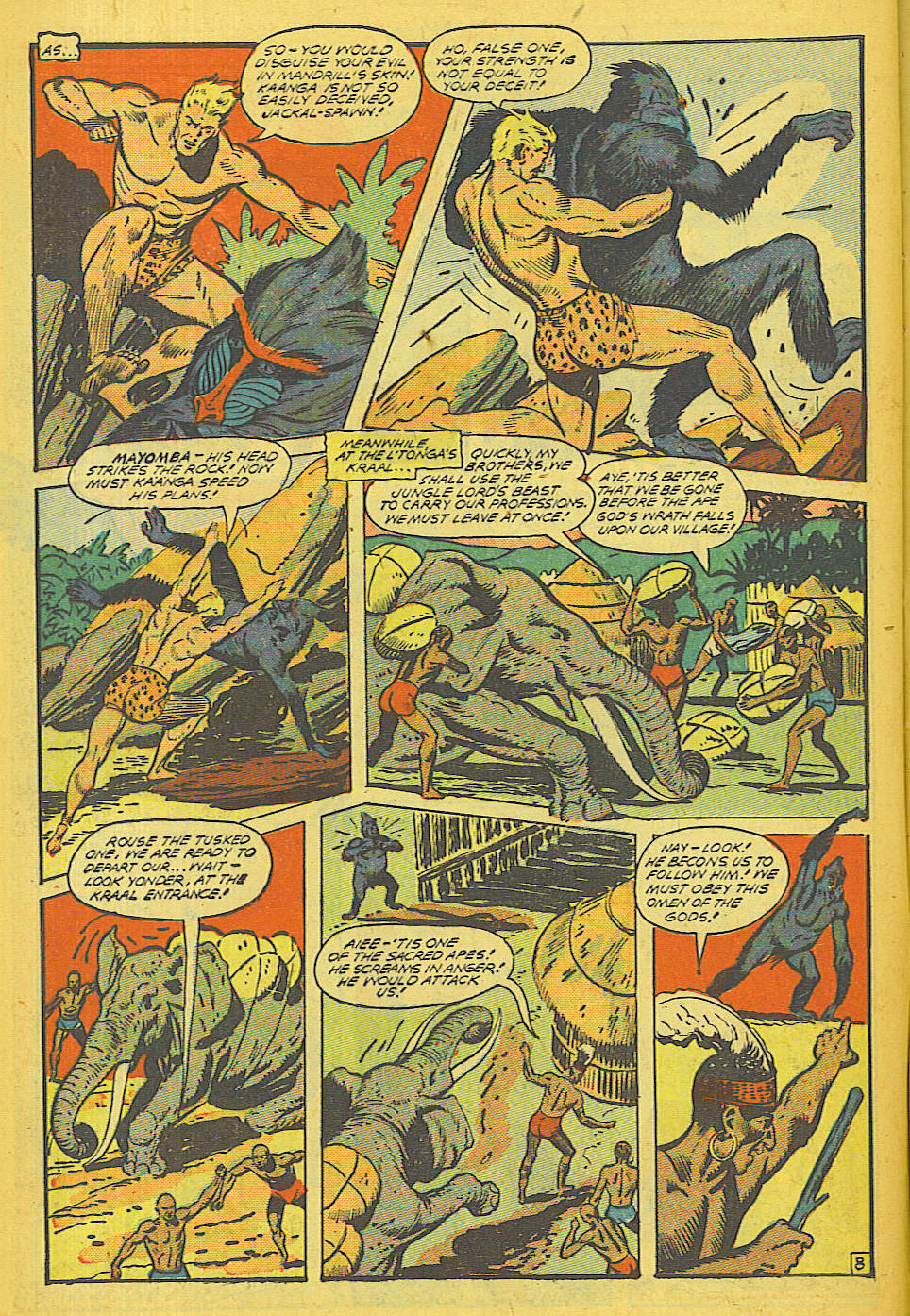 Read online Jungle Comics comic -  Issue #110 - 10