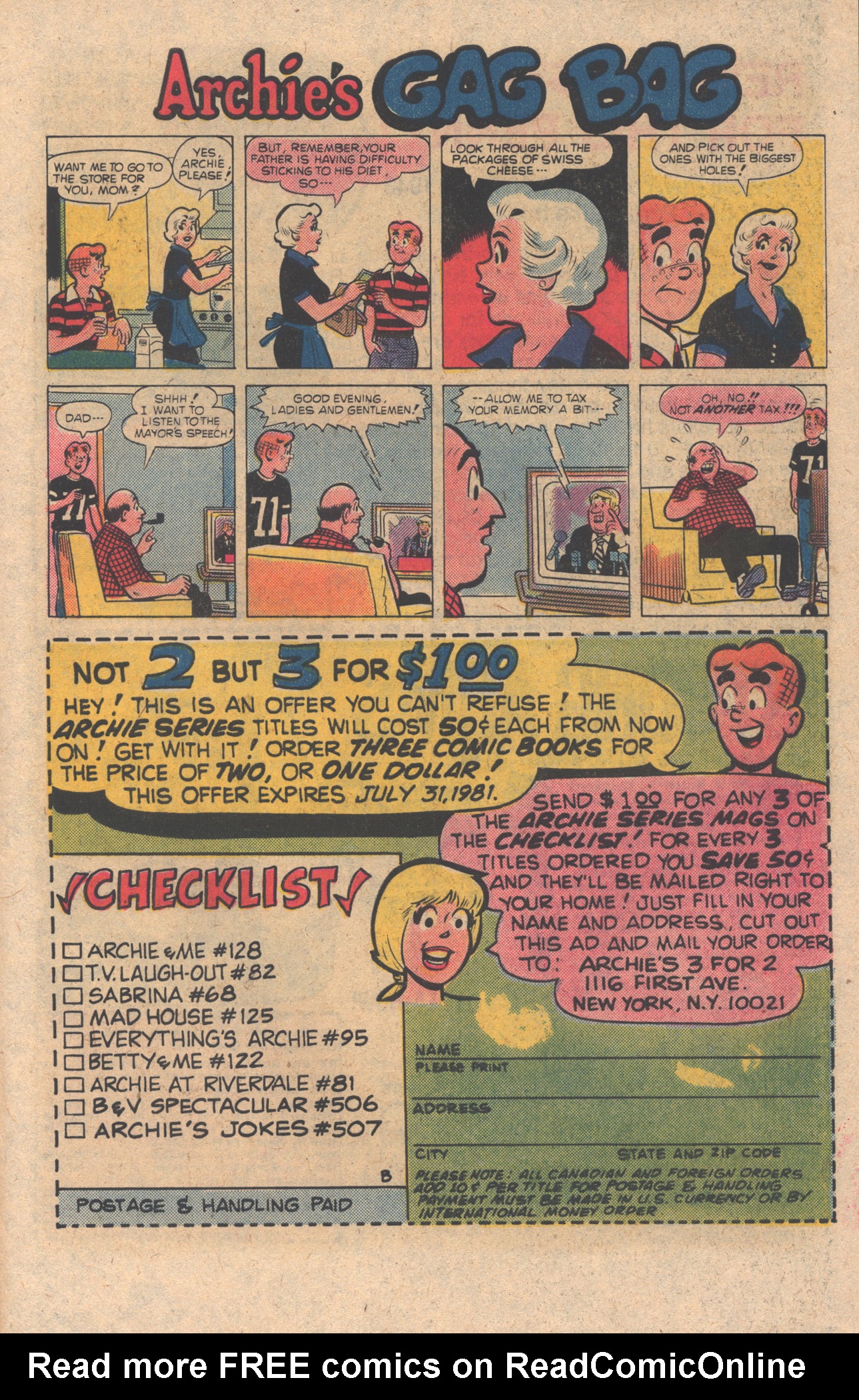 Read online Life With Archie (1958) comic -  Issue #224 - 27