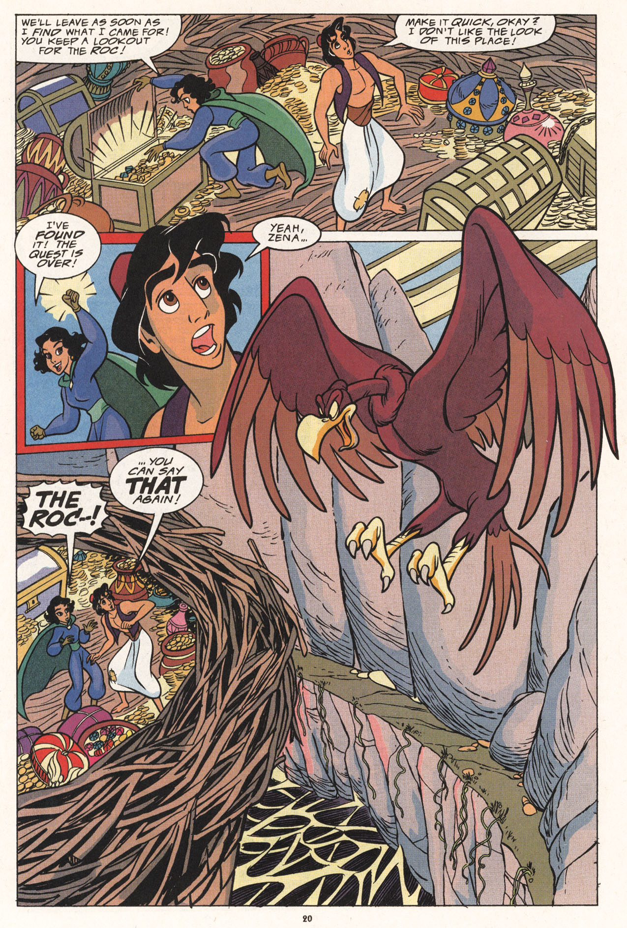 Read online Disney's Aladdin comic -  Issue #6 - 22