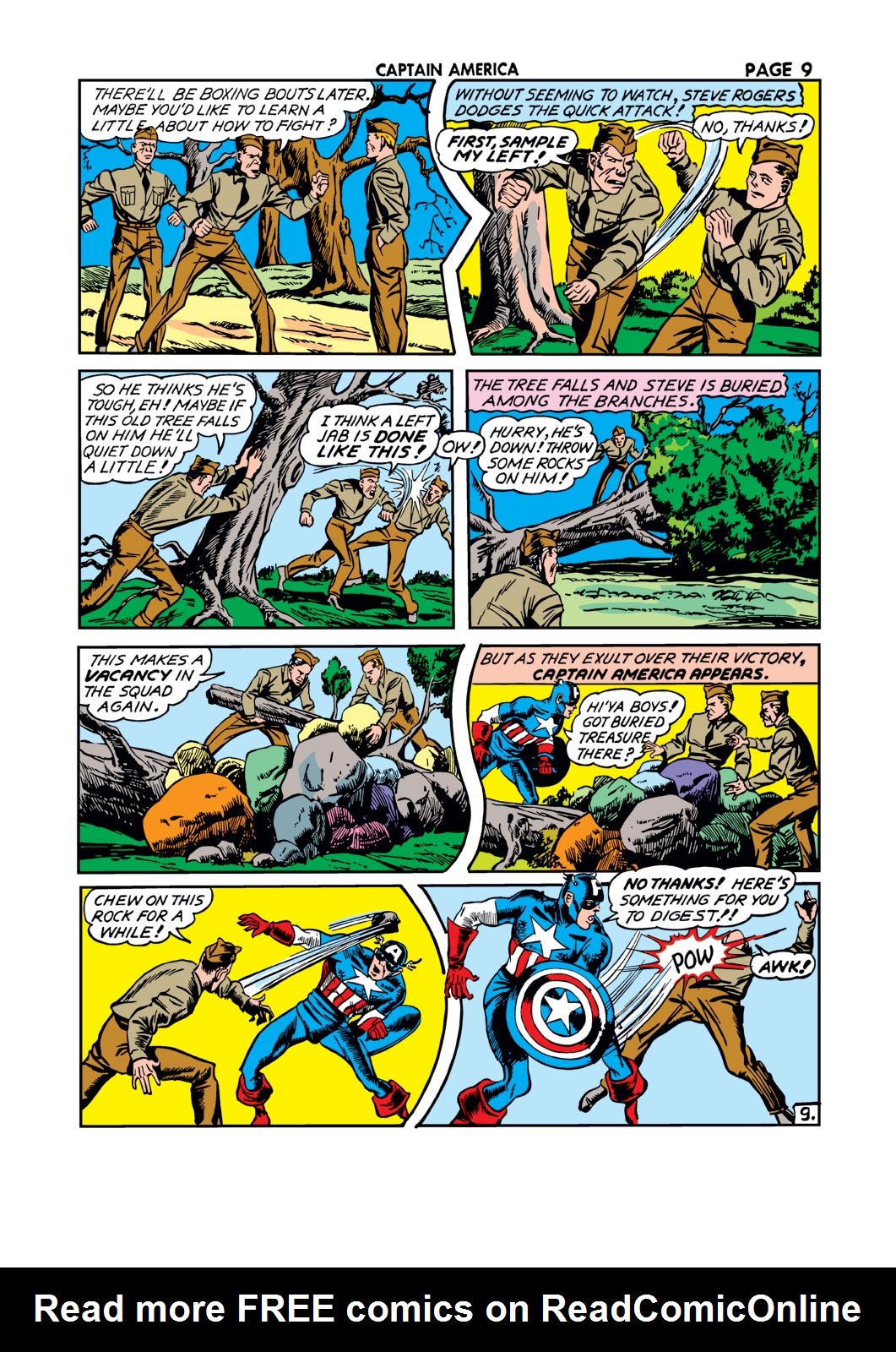 Read online Captain America Comics comic -  Issue #11 - 10